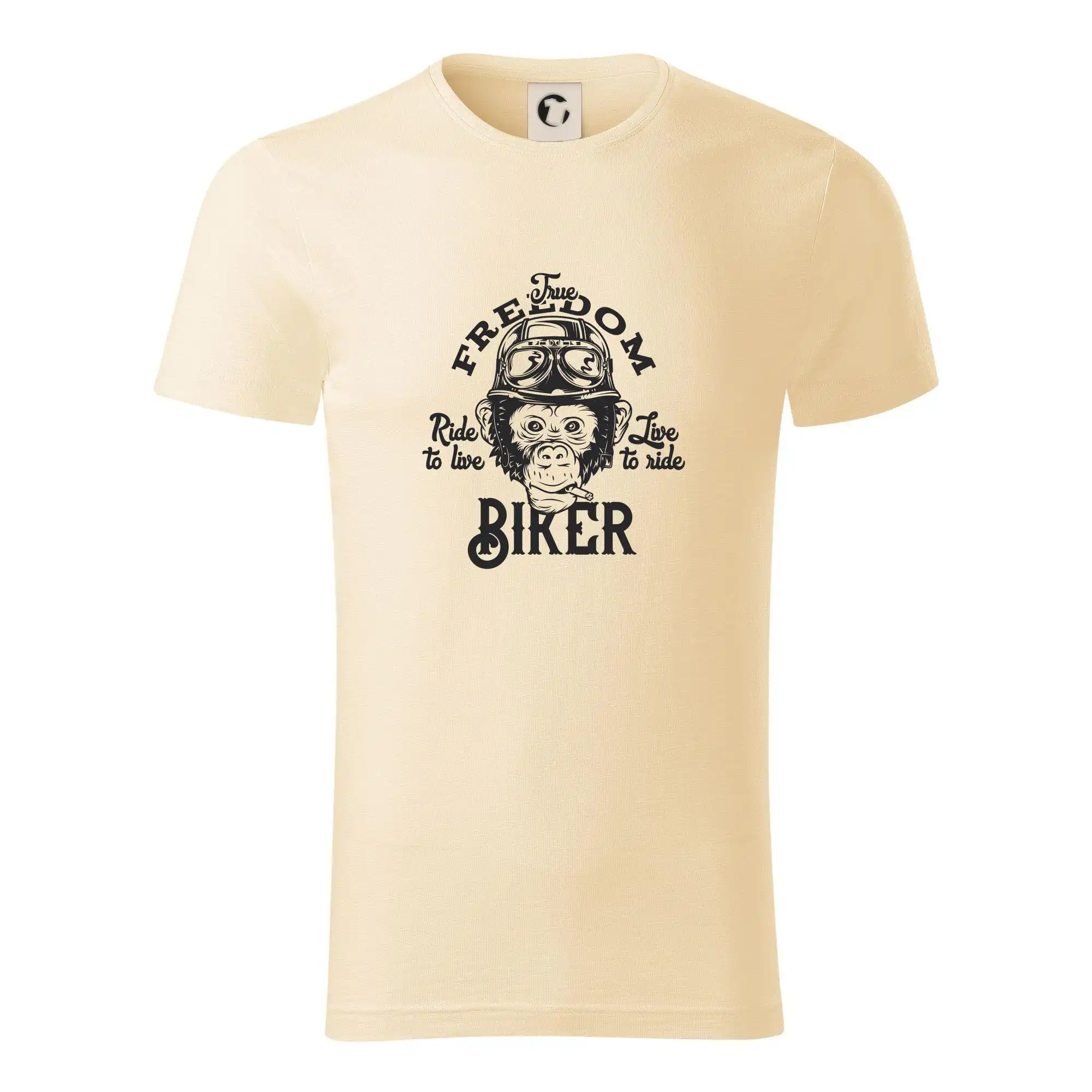 Tričká a mikiny s potlačou motoriek – pre pravých motorkárov - The freedom biker - Tričko z organickej bavlny