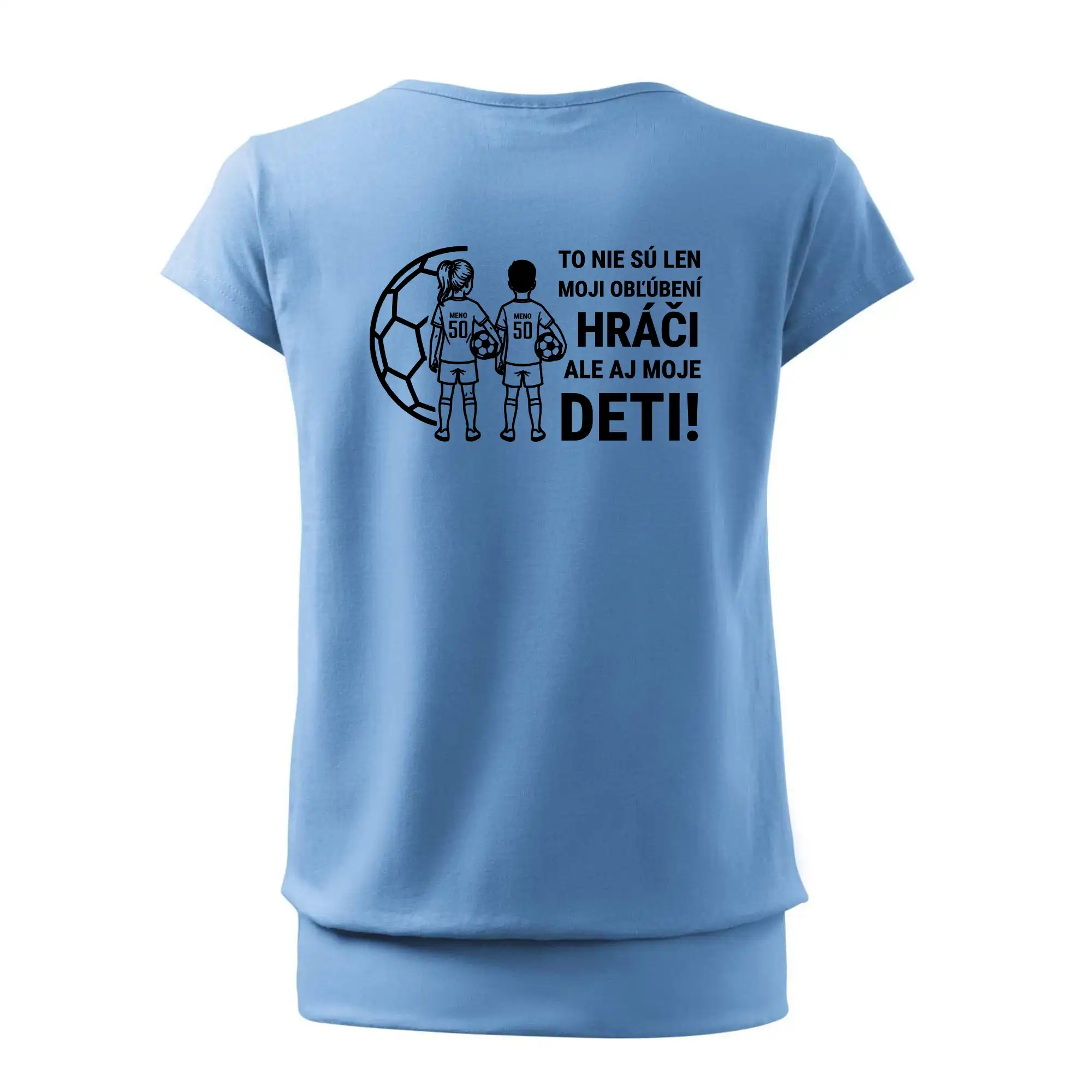 Futbalová mama - syn a dcéra (vaše meno a číslo)
