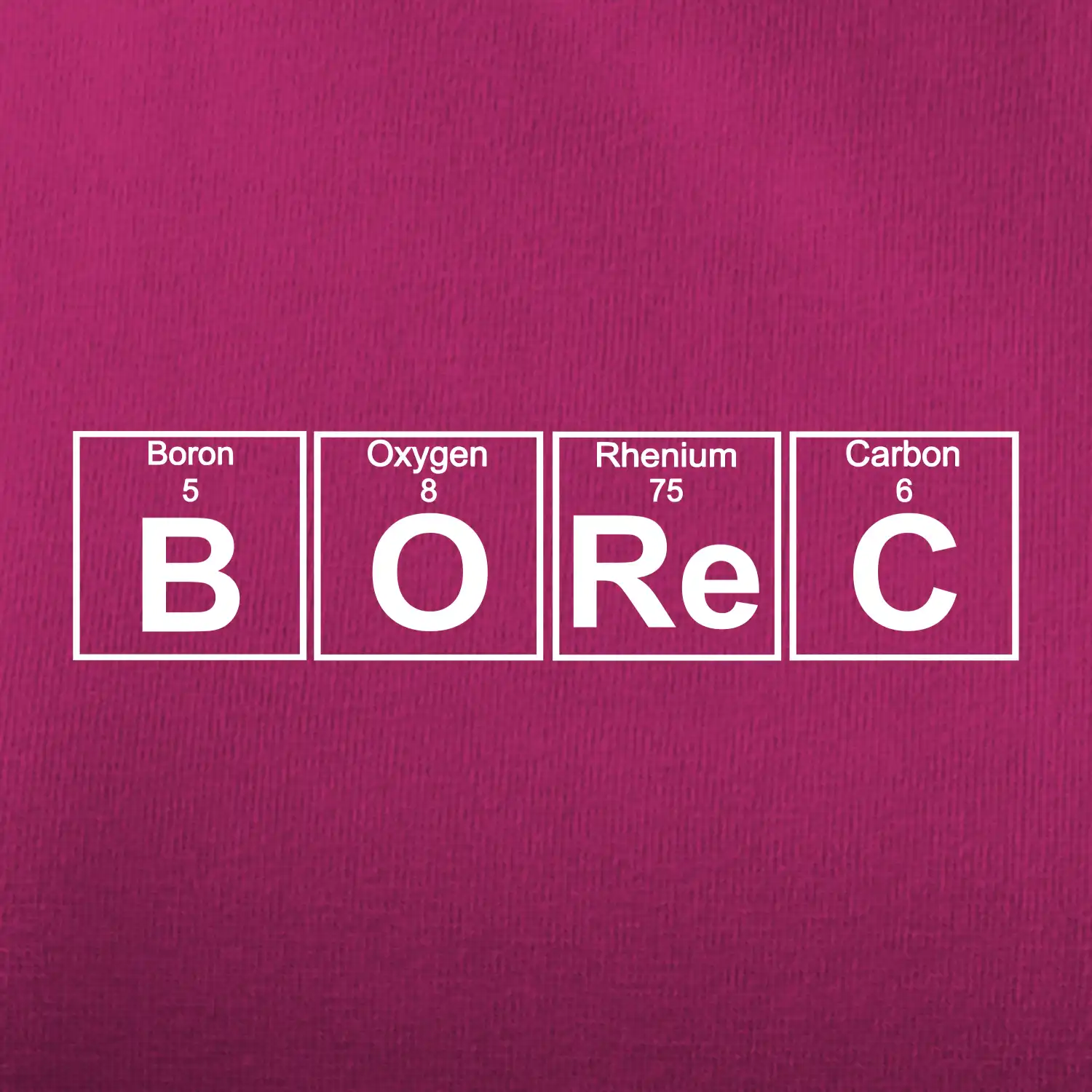 Borec - Periodická tabulka