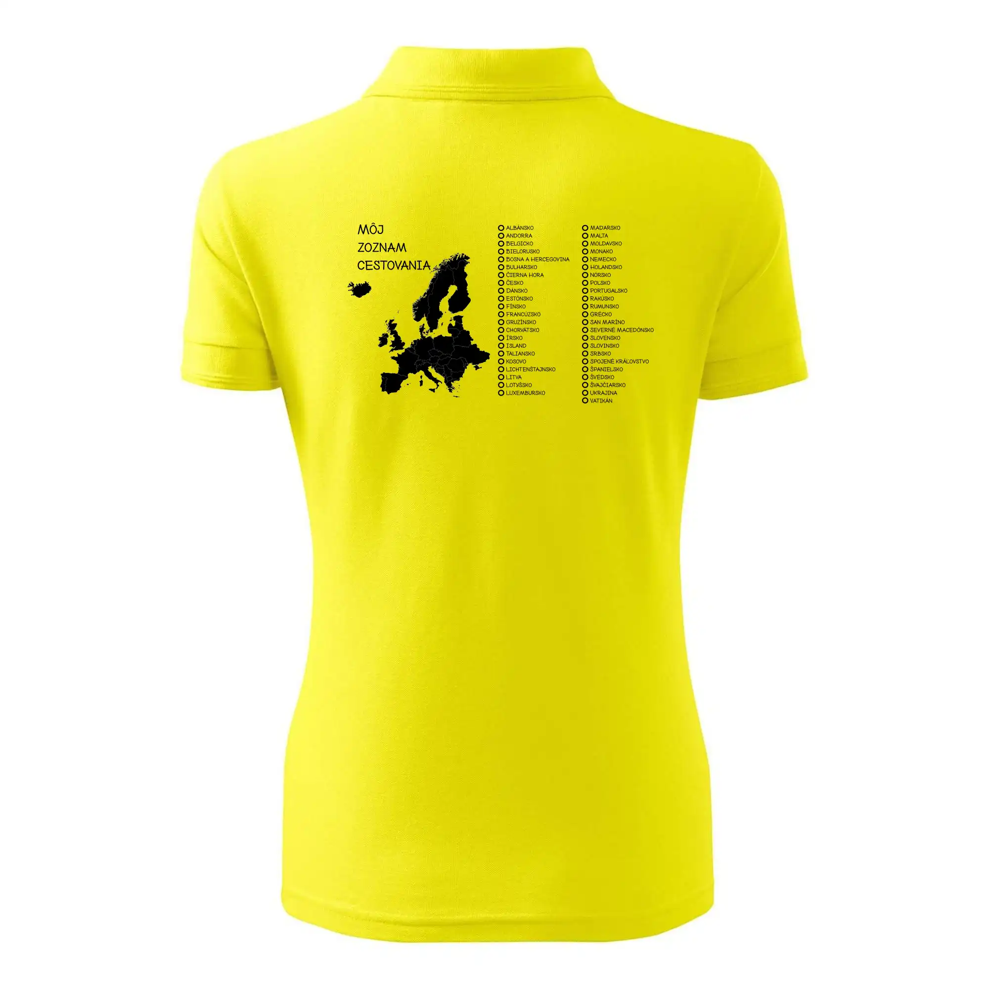 Můj cestovní seznam - Evropa