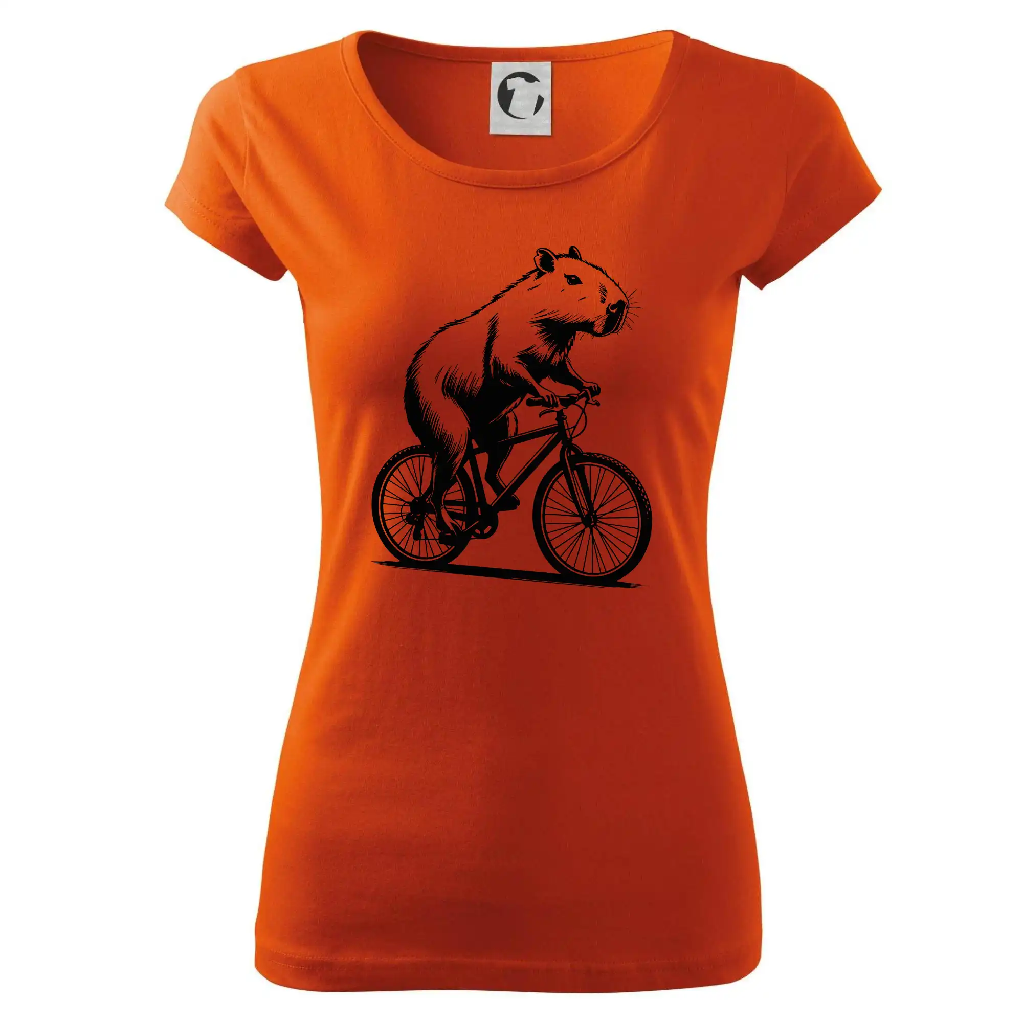 Kapybara na kole černá