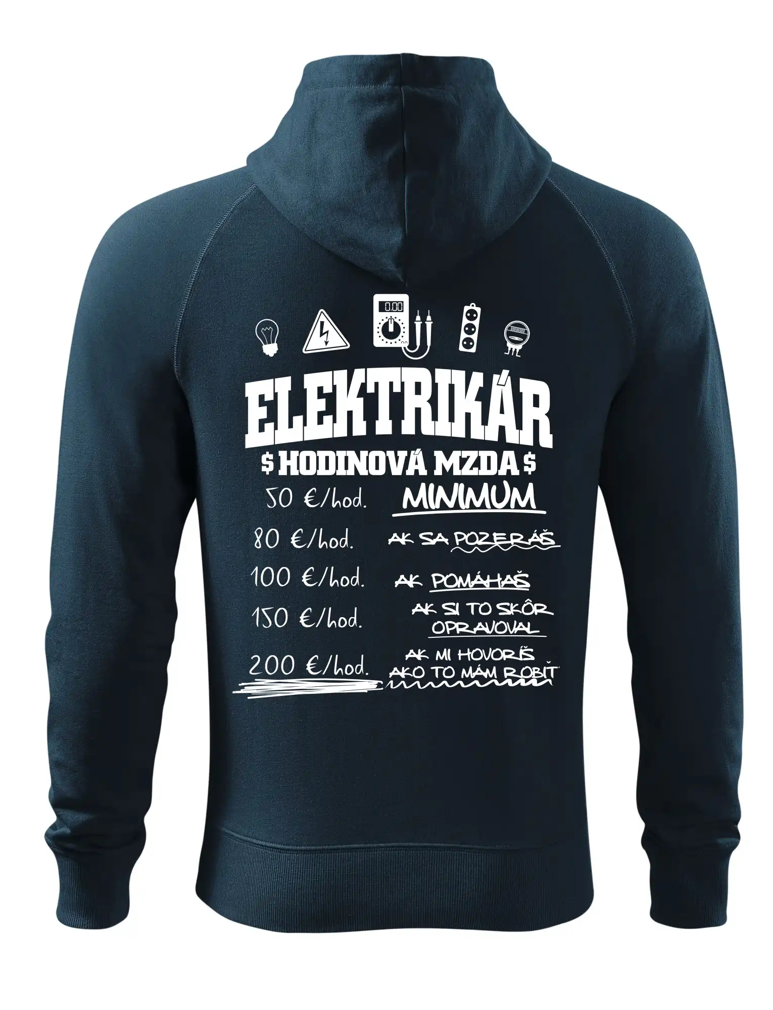 Hodinová mzda elektrikár SK