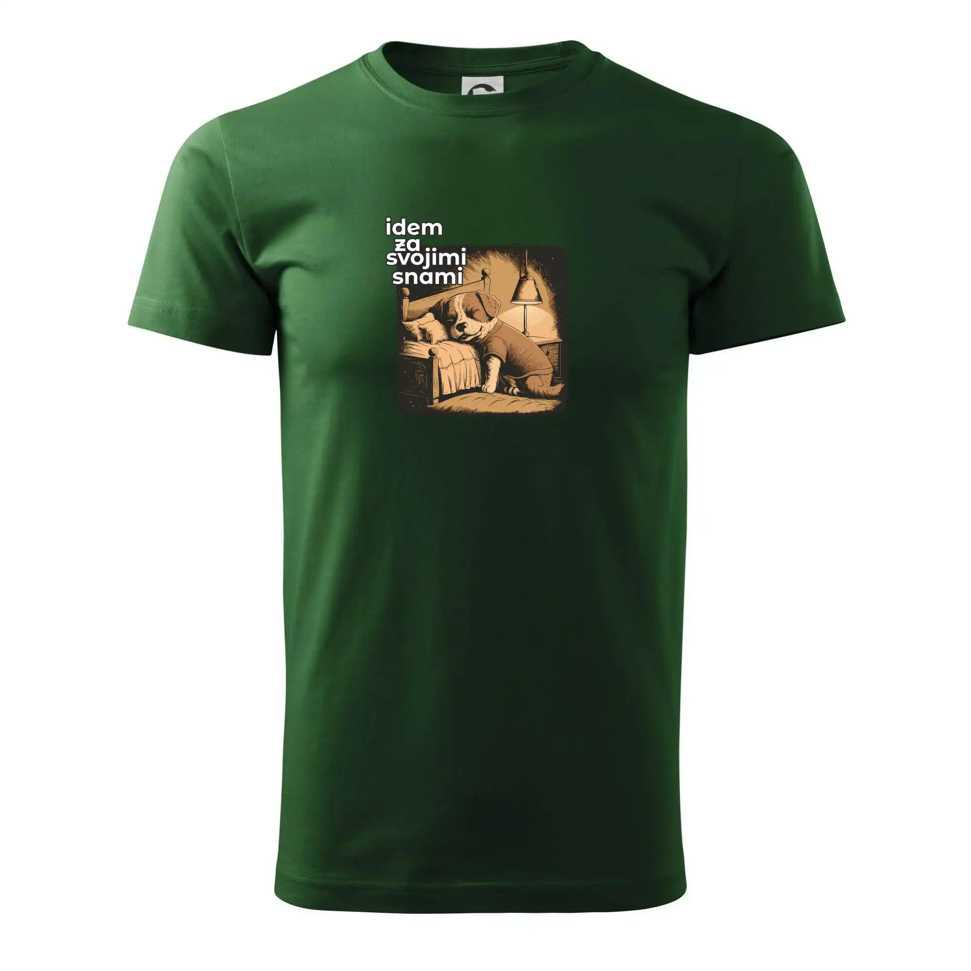 Grafické tričká - Idem za svojimi snami - Tričko extra veľké  (5-8XL)