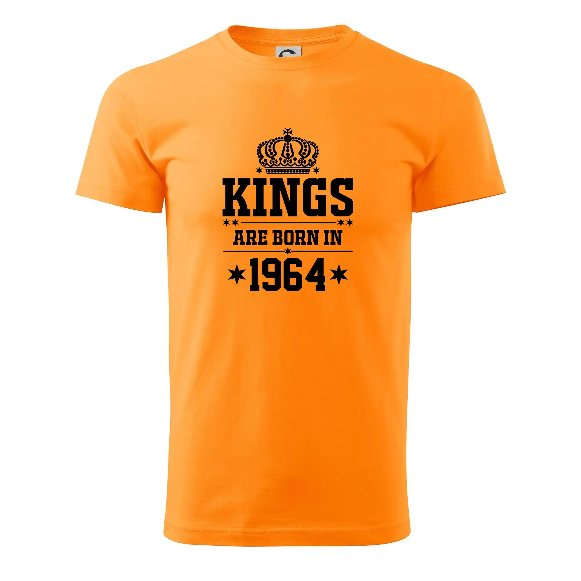 Trička s ročníkom 1964 - Kings are born in 1964 - Pánske tričko nižšej gramáže