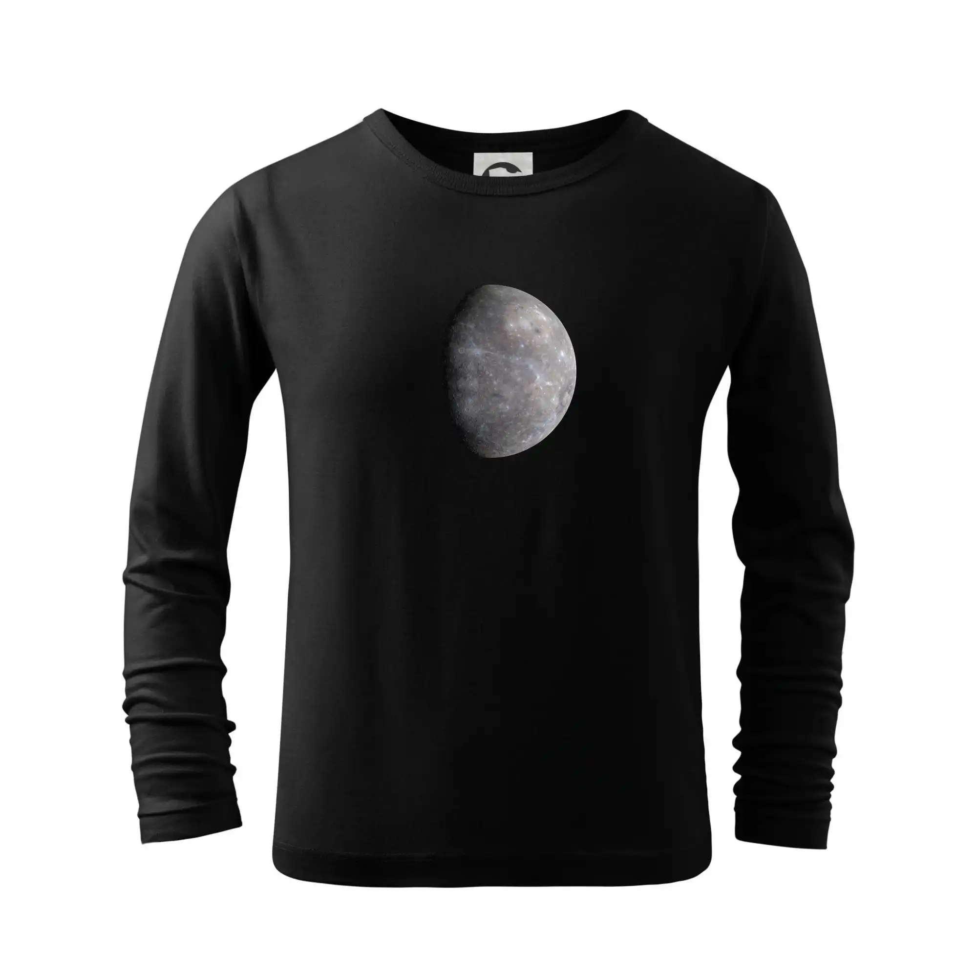 Vesmirne tričká - Fotky planét - Merkúr - Tričko detské Long Sleeve