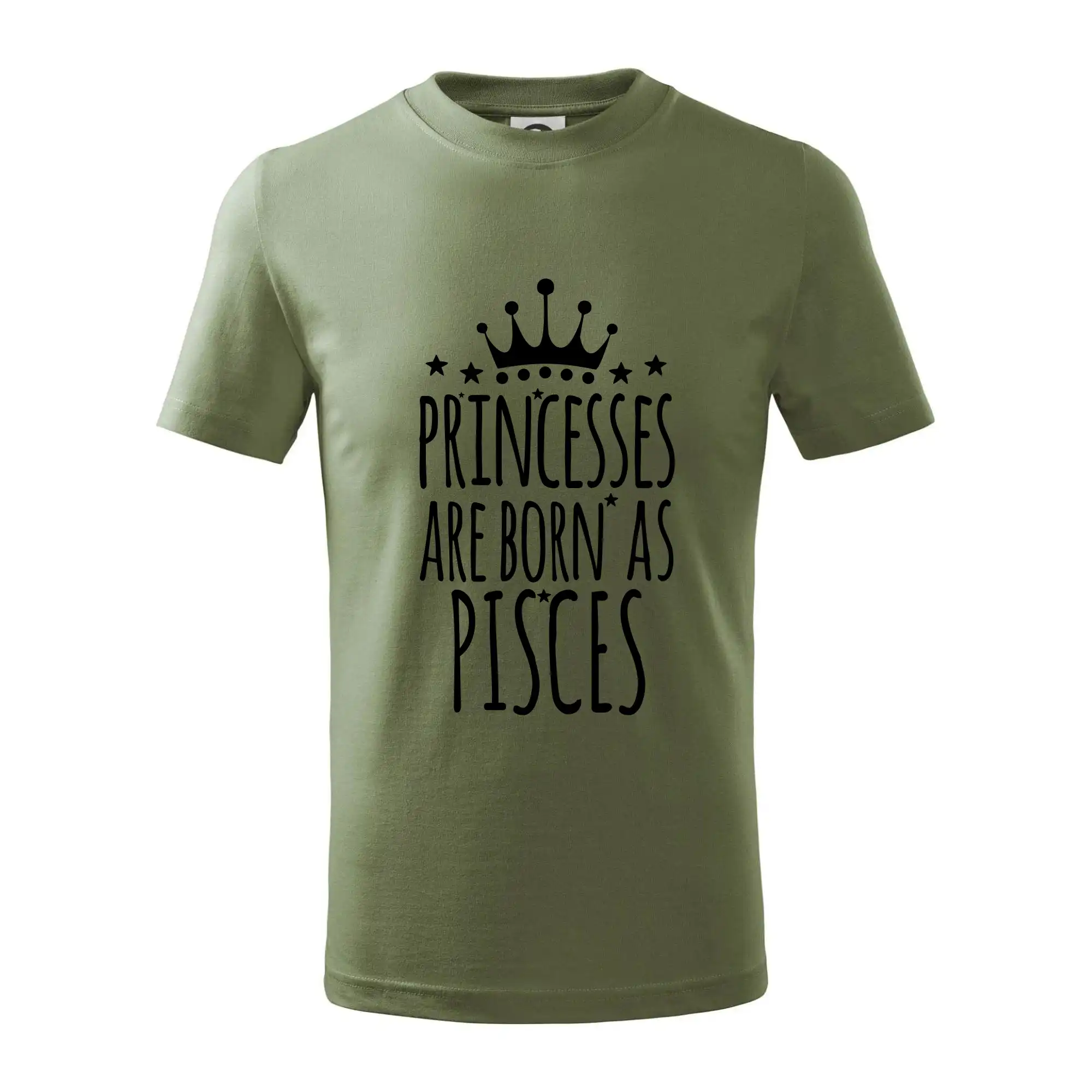 Tričká ryby - Princesses are born as Pisces - Ryby - Tričko detské bavlnené