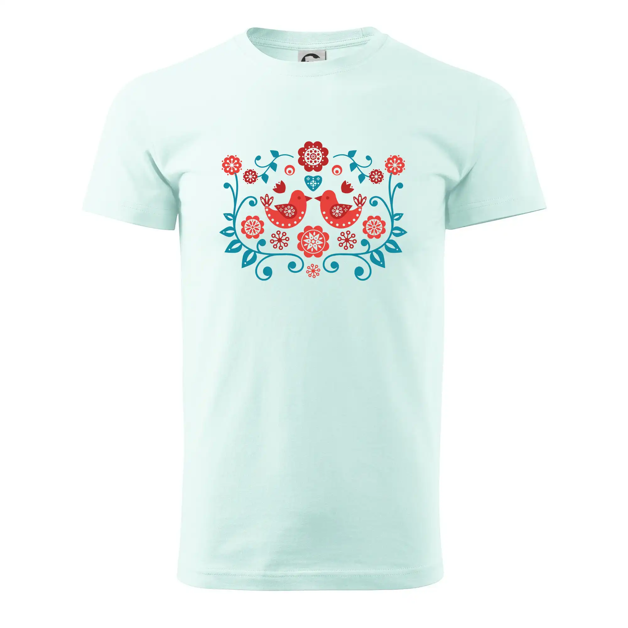 folklor - dva červení ptáčci