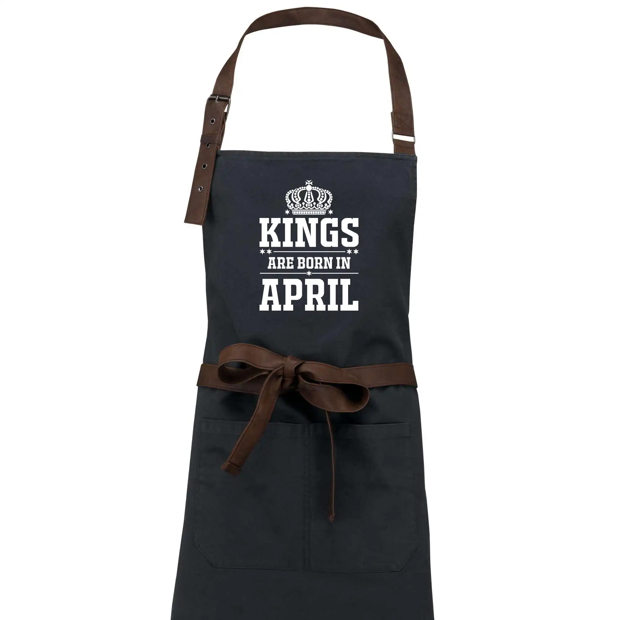 Tričká pre narodených v apríli - Kings are born in April - Zástera Vintage