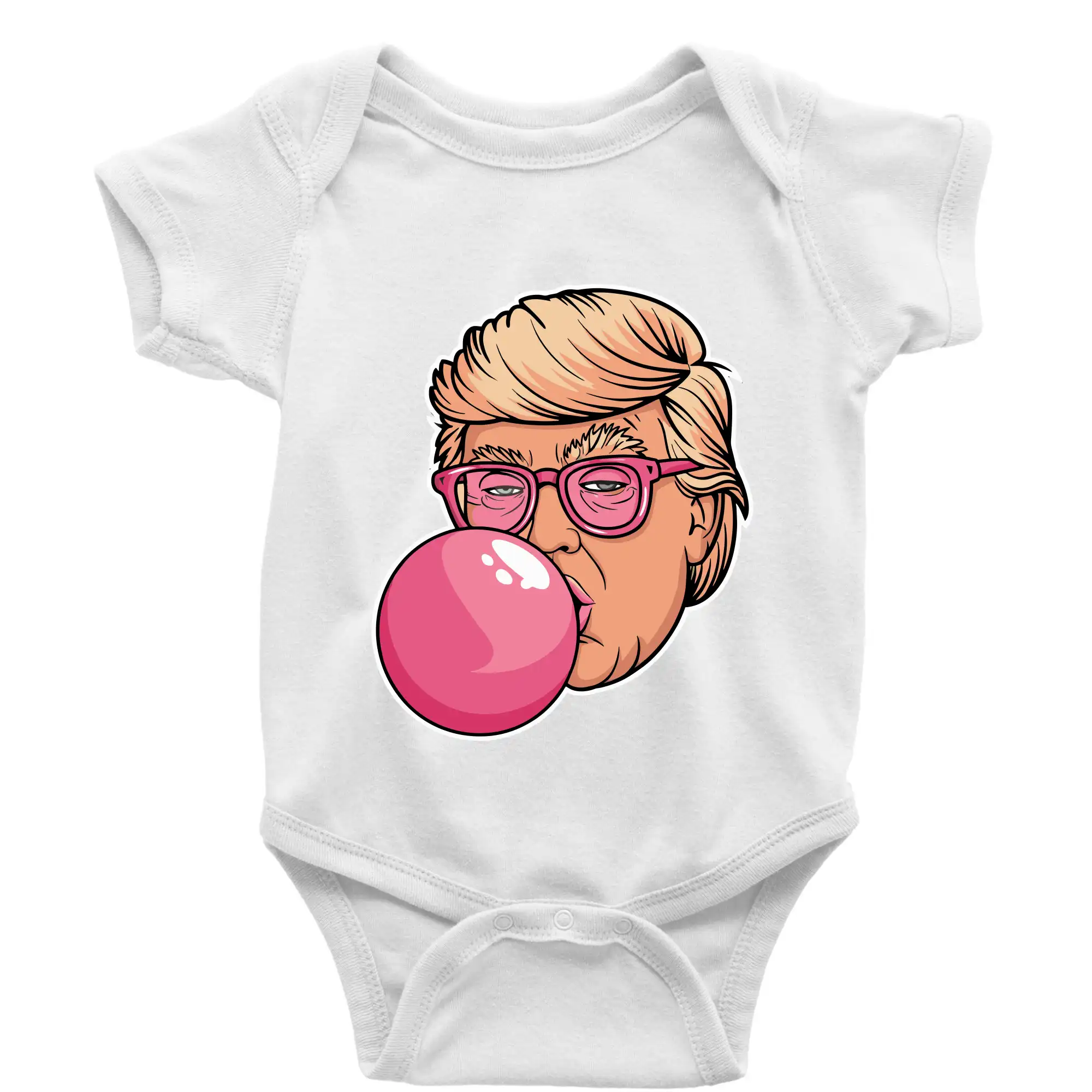 Politické tričká - Trump gum - Body dojčenské s krátkym rukávom