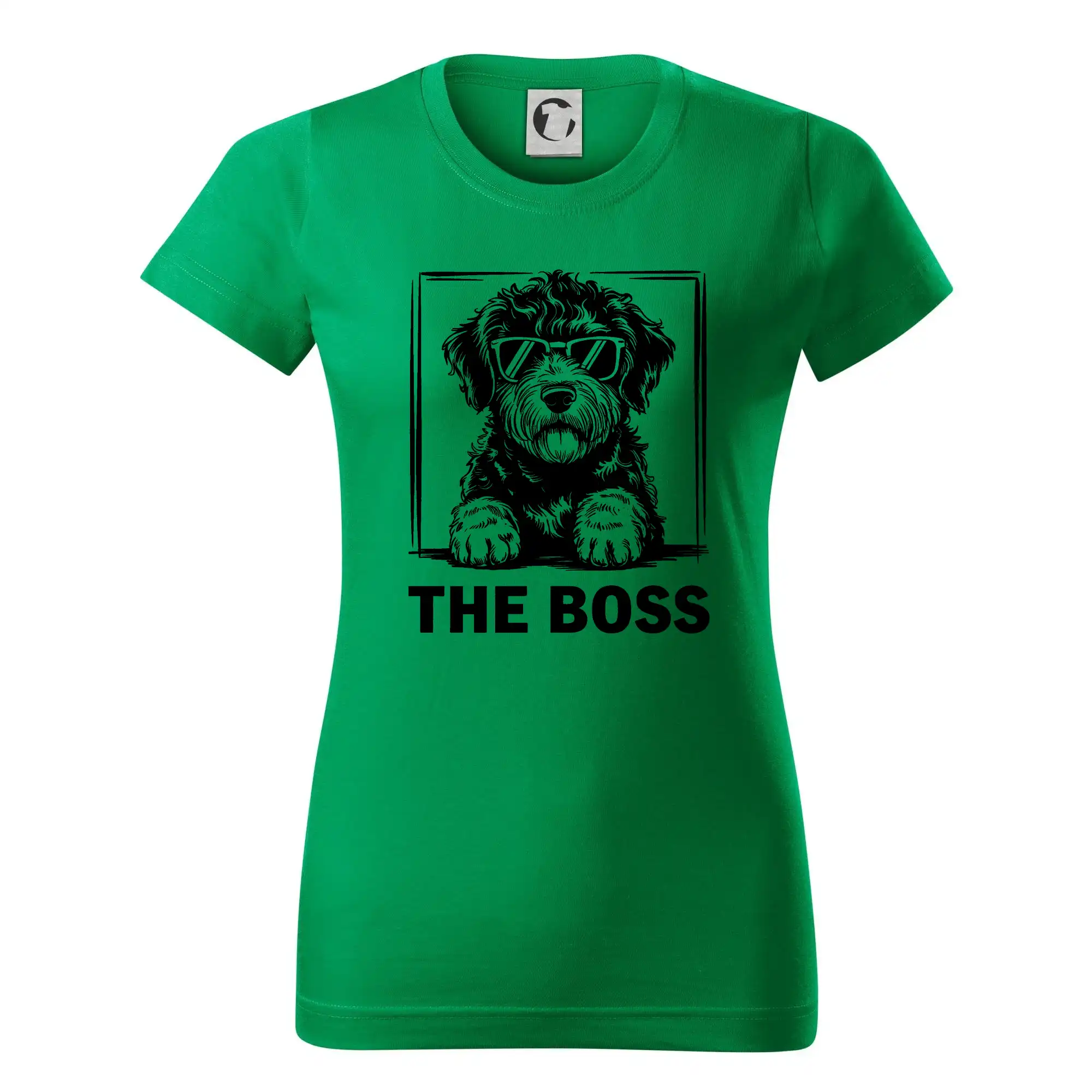 Ostatné psie plemená - Lagotto romagnolo the boss - Dámske tričko basic - ľahko voľnejšie a dlhšie