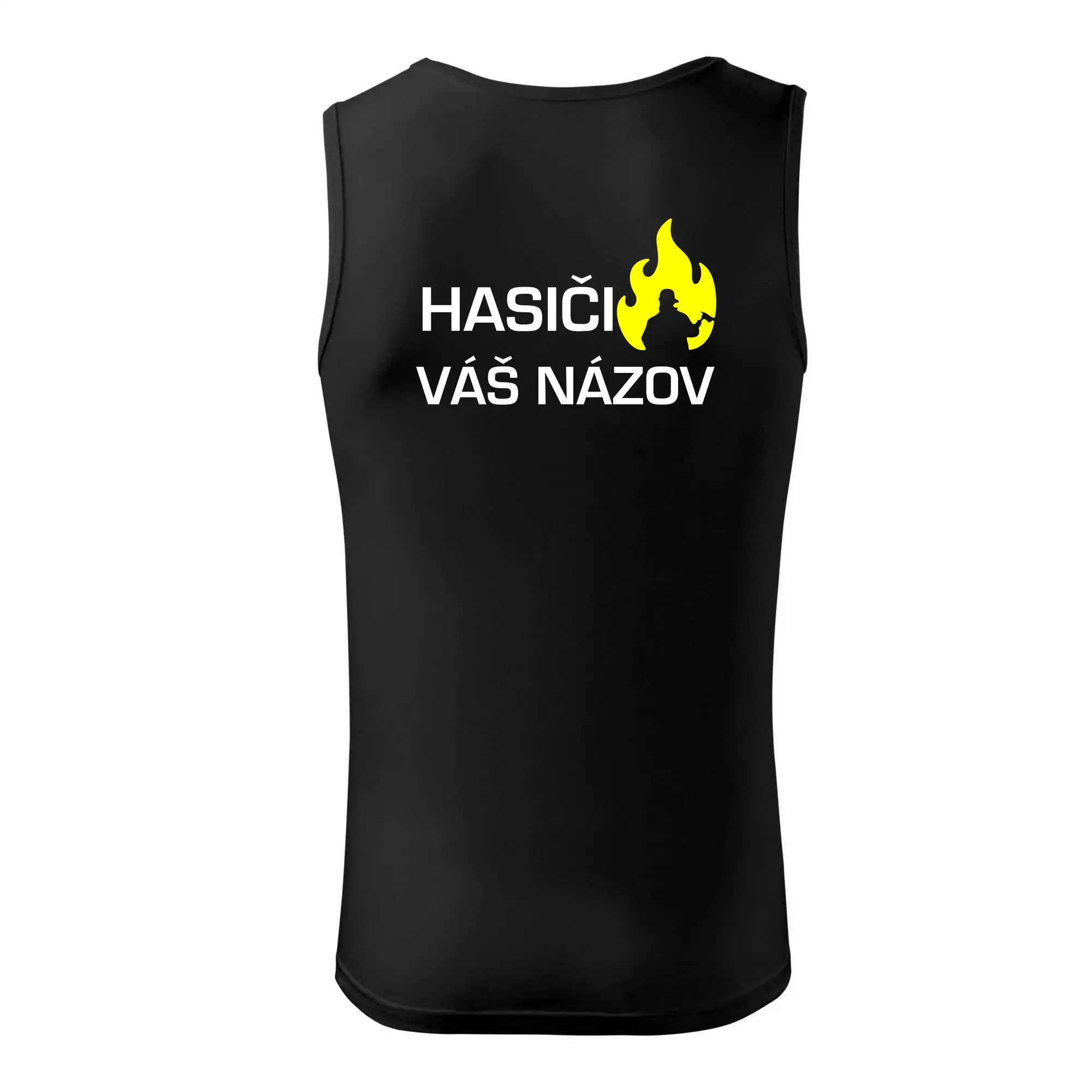 Hasiči - Váš názov - FLUO + Reflexná potlač