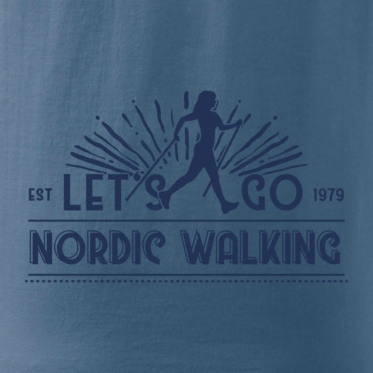 Let's go nordic walking - vintage