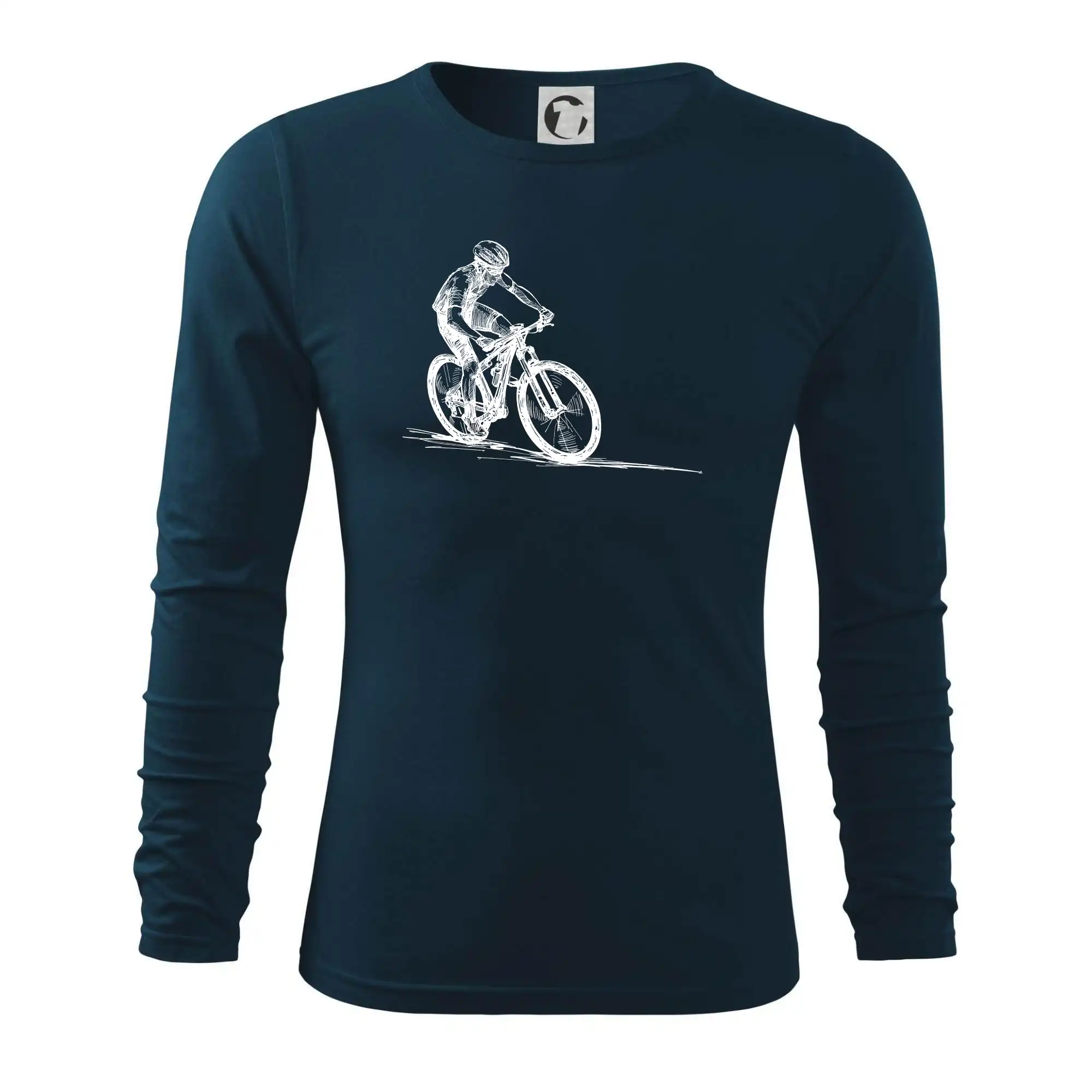 MTB kreslený cyklista