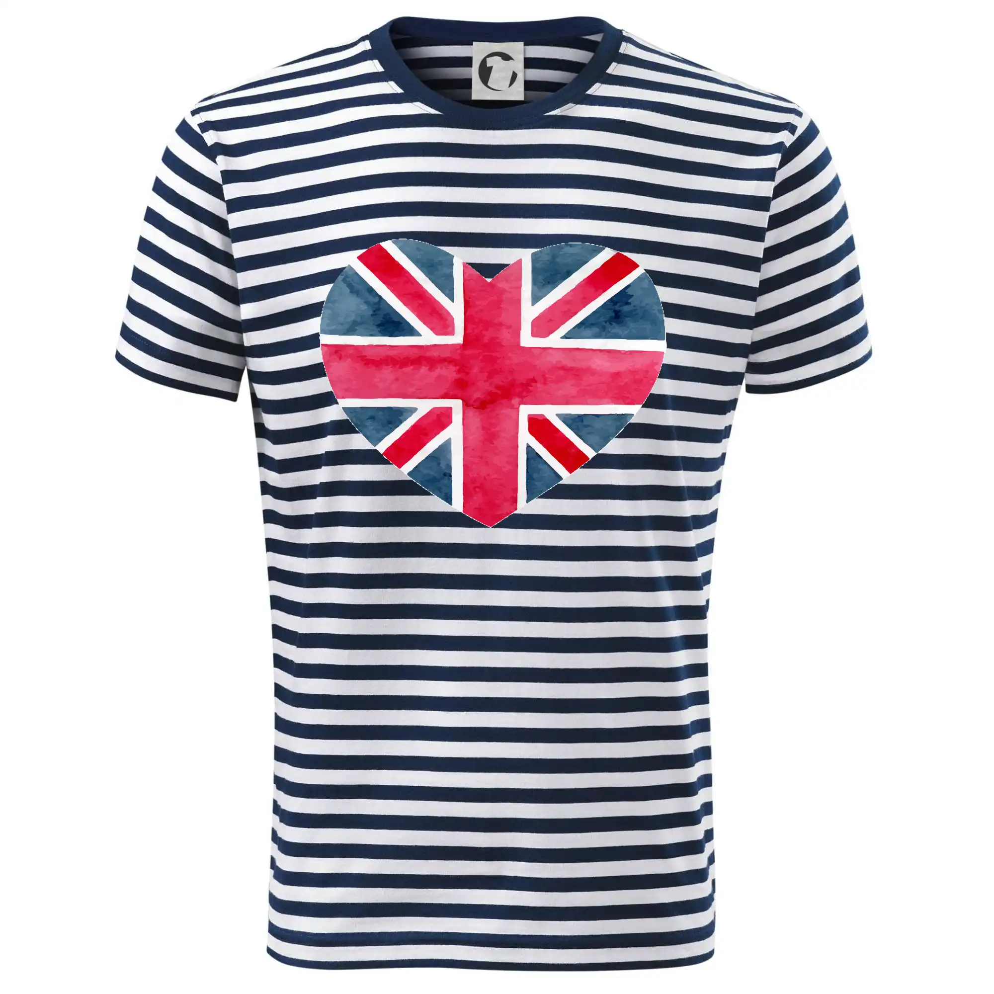 Tričká Anglicko - Britské srdce maľované - Dětské triko na vodu