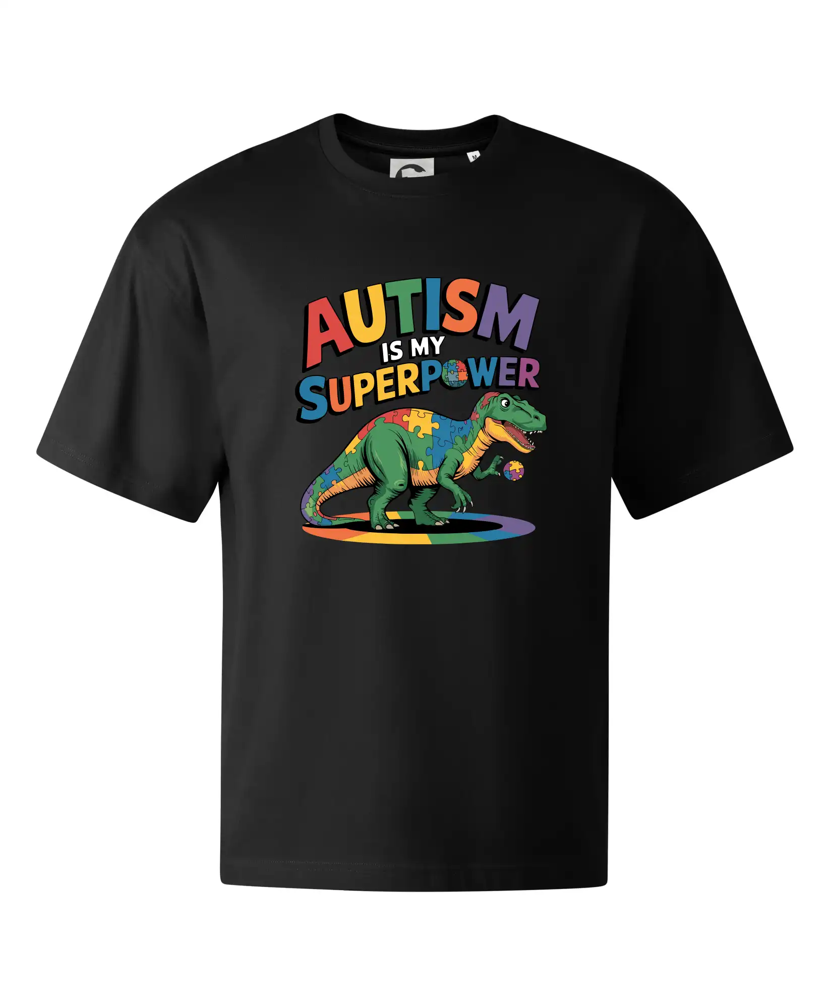 Stojící Rex Autism is my superpower