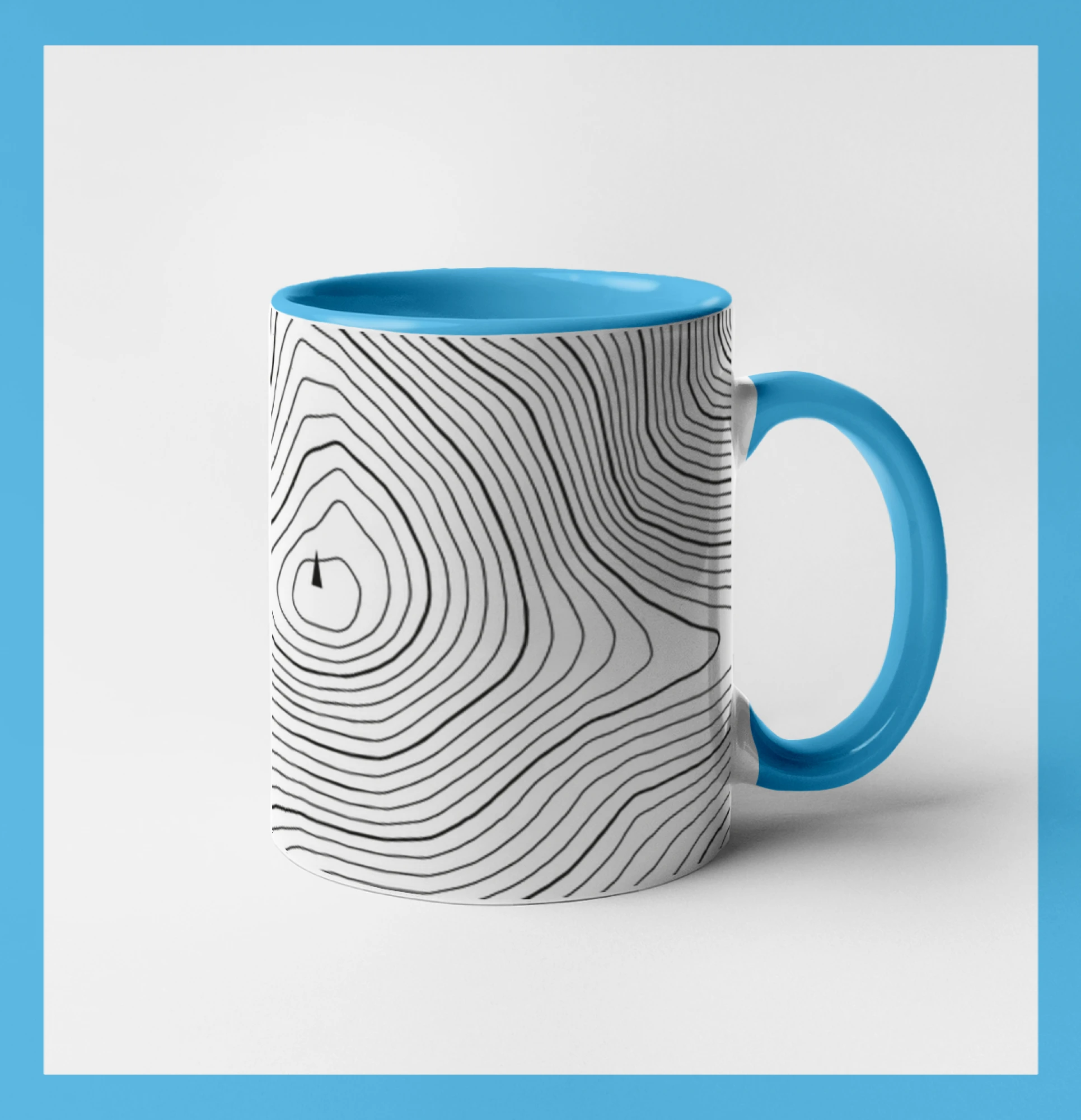 Praděd - vrstevnice v obdélníku