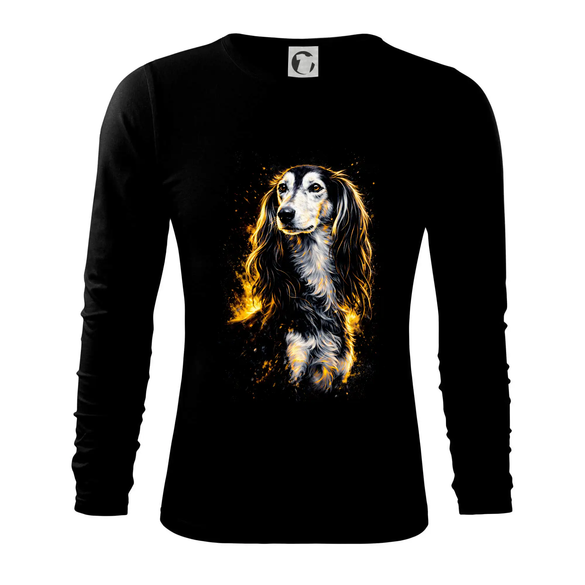 Obrázek polotón perský chrt