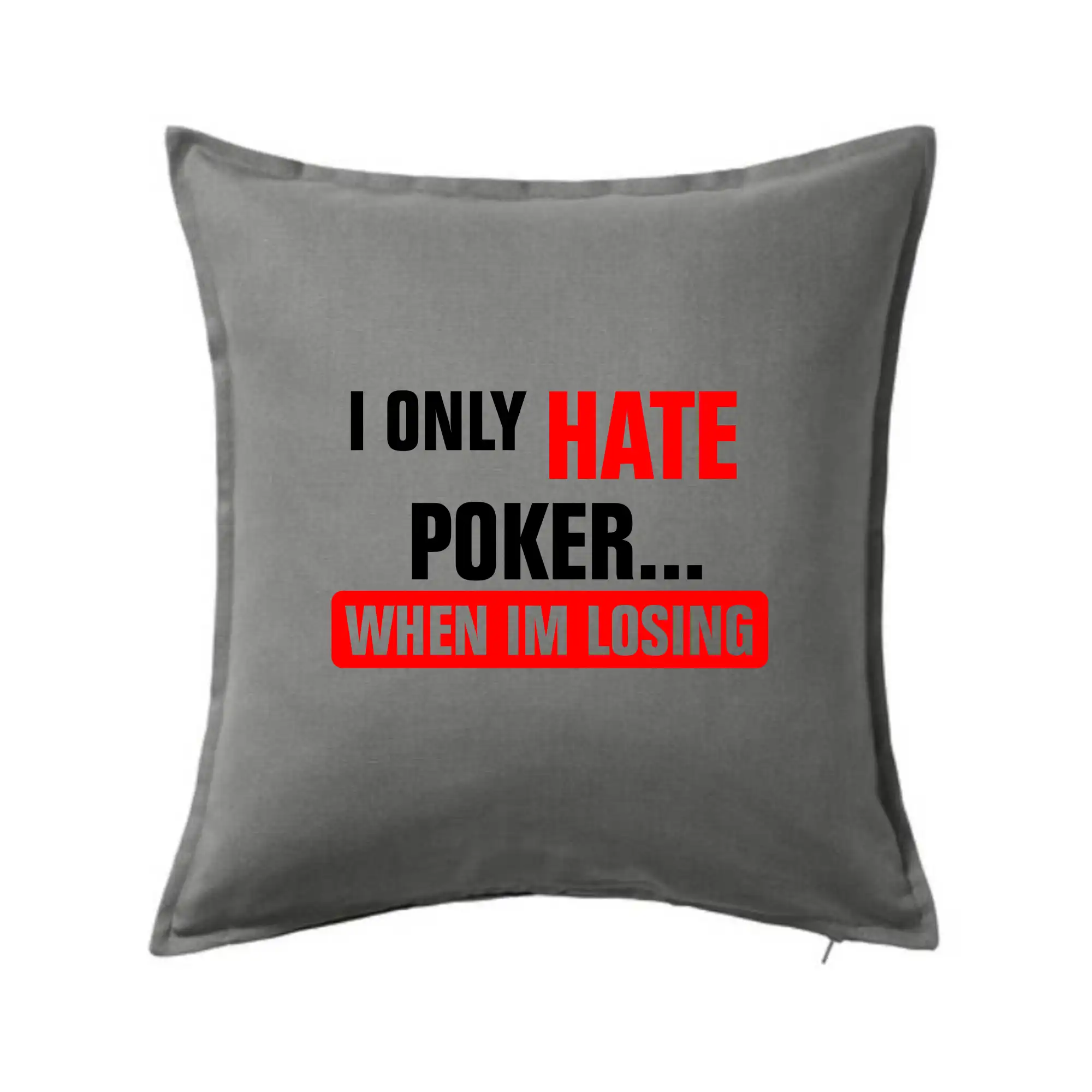 Poker tričká - Hate poker - Vankúš 50x50