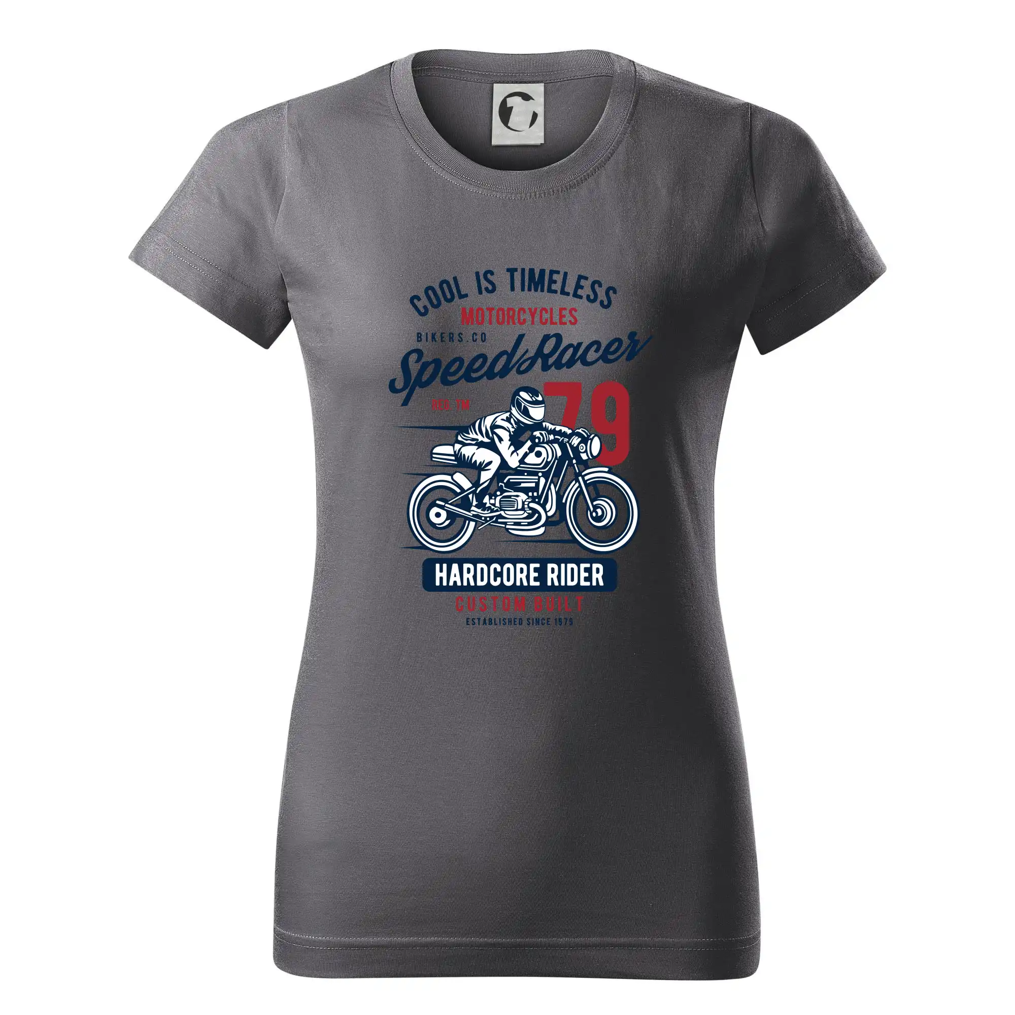 Tričká a mikiny s potlačou motoriek – pre pravých motorkárov - Speed Racer Motorcycles - Dámske tričko basic - ľahko voľnejšie a dlhšie