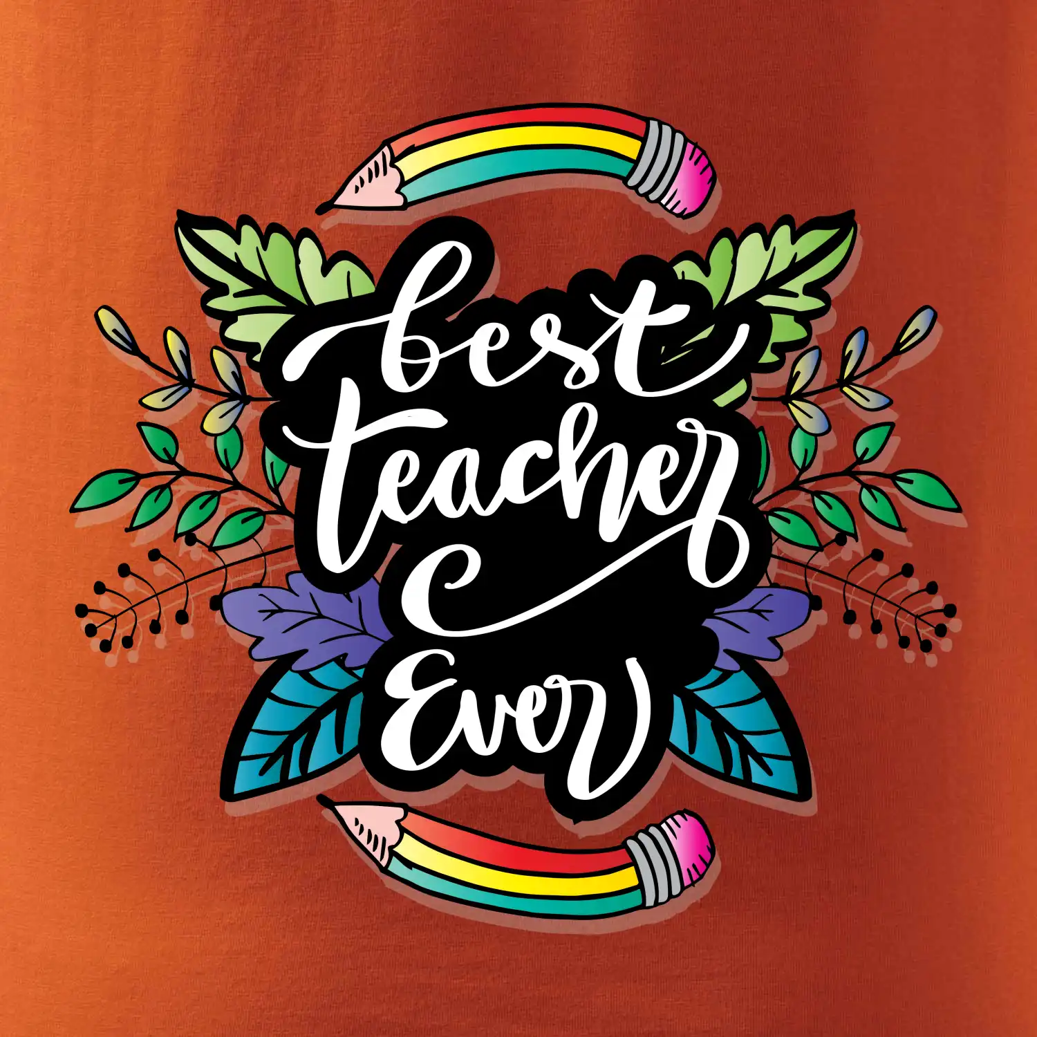 Barevné tužky best teacher ever