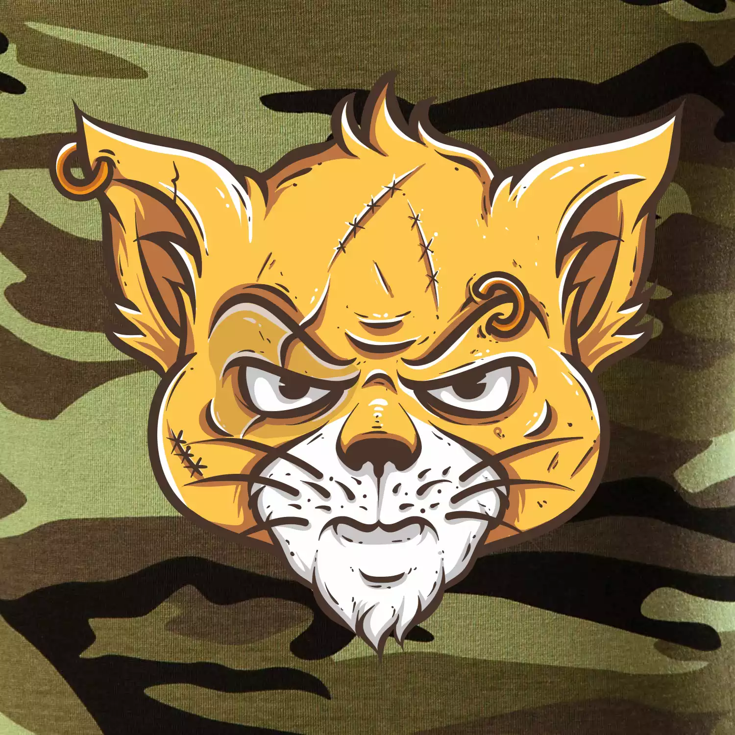 Nasraná kočka Thug life