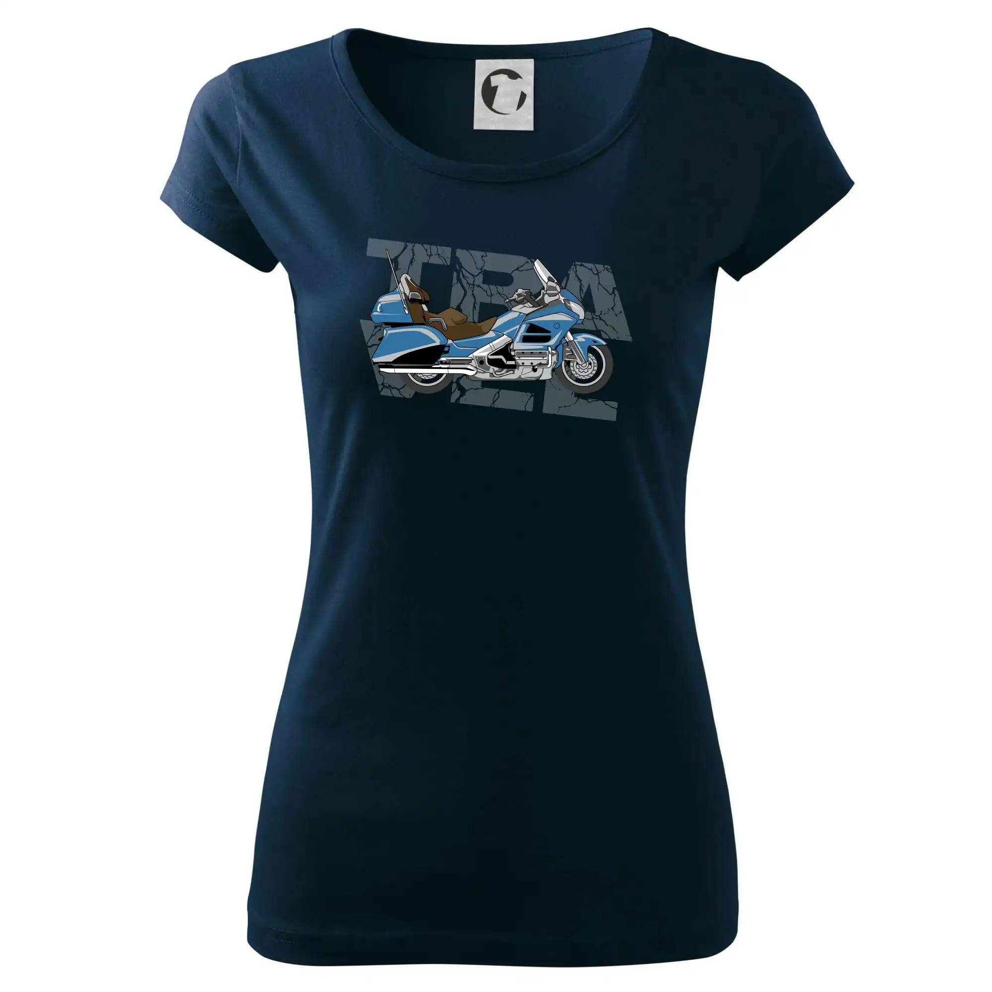 Cestovní motorka Amerika modrá