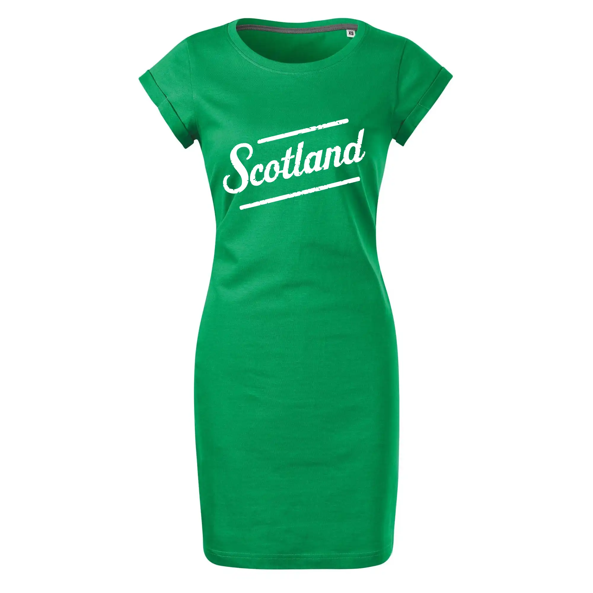 Ostatné mestá / miesta - Scotland Vintage nápis - Tričko Šaty FREEDOM