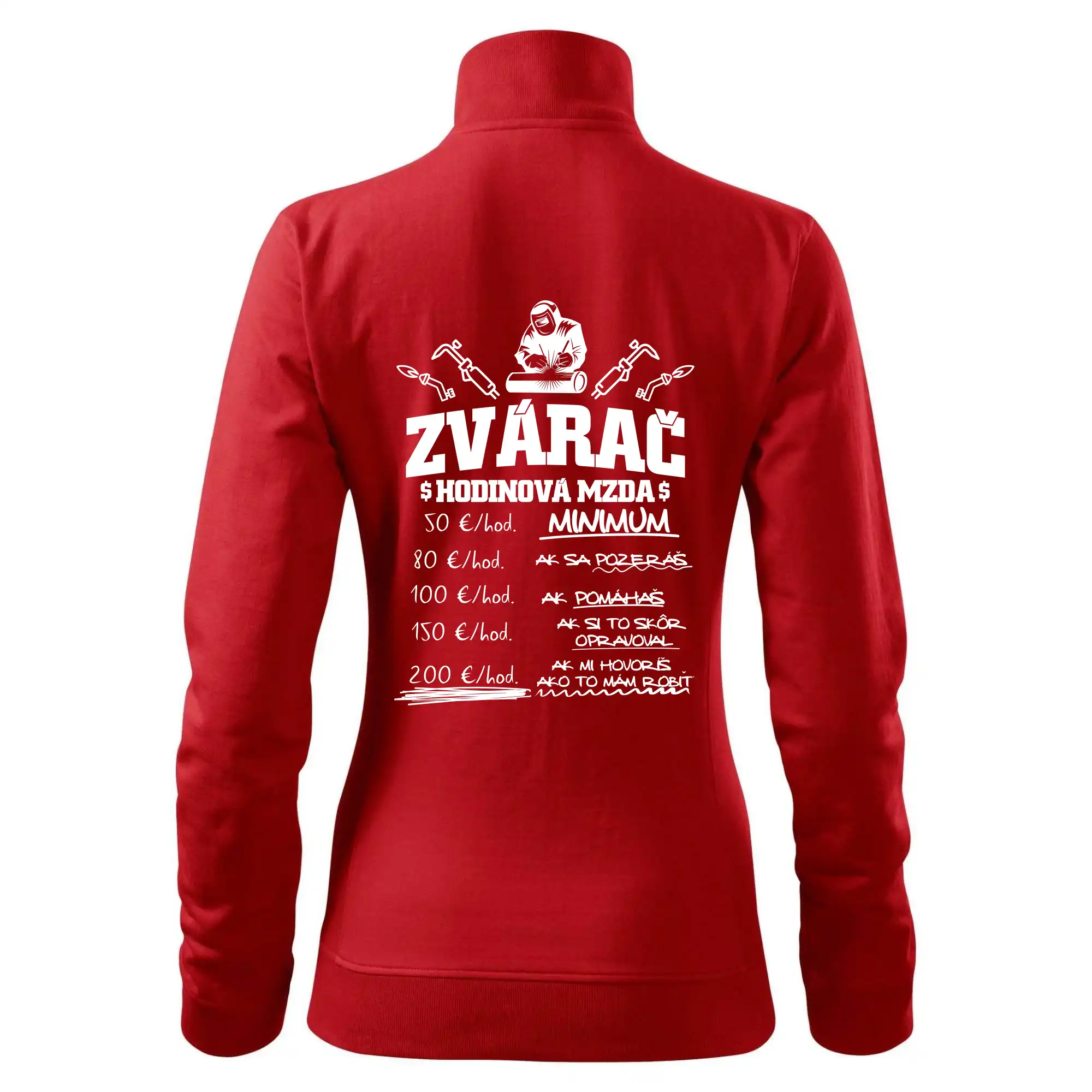 Hodinová mzda zvárač