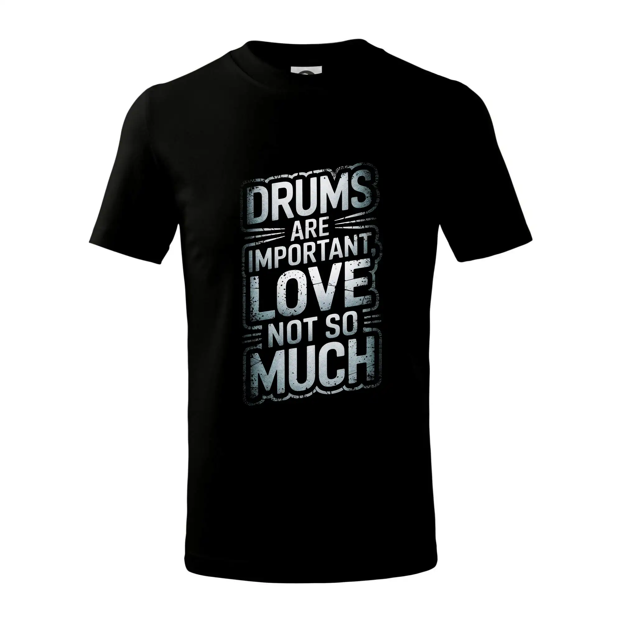 Drums are important, Love not so much - Tričko detské bavlnené