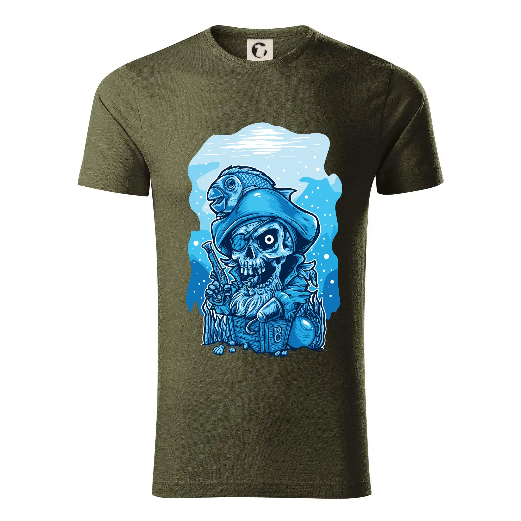 Vodácke tričká - Starý morský vlk - Tričko z organickej bavlny