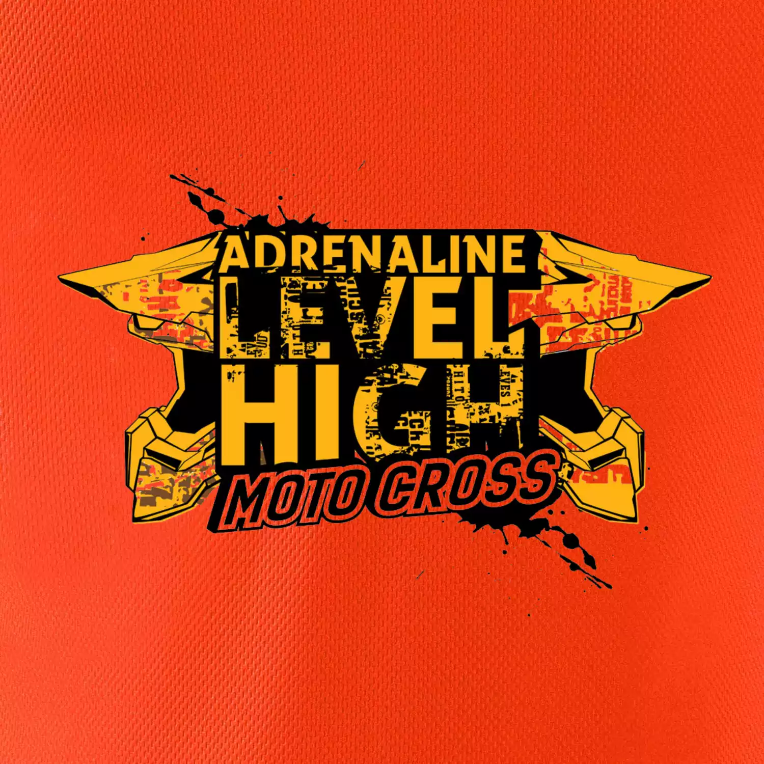 Motocross adrenaline level high