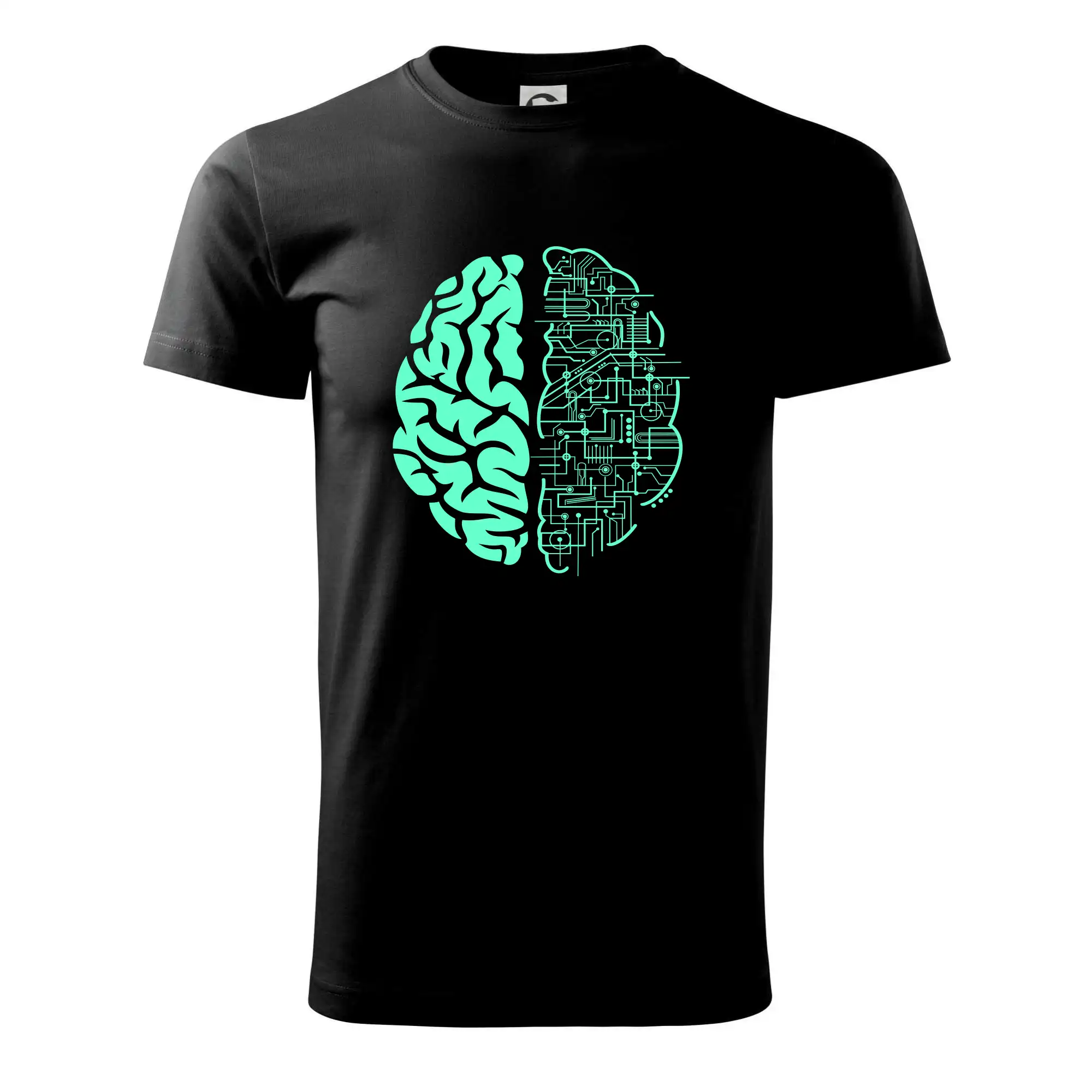 Grafické tričká - Electric Brain - Klasické pánske tričko vyššej gramáže