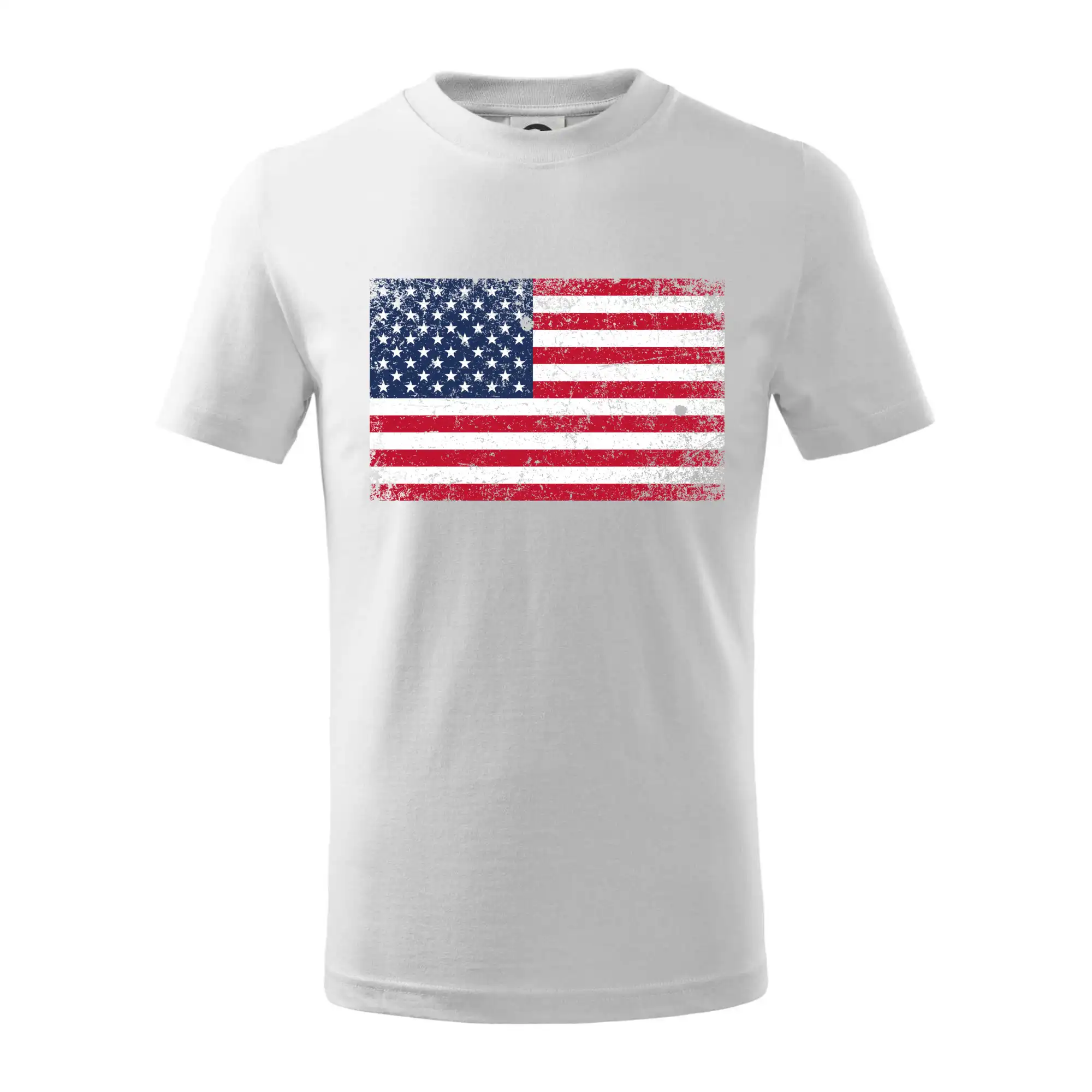 Tričká USA - USA vlajka - Tričko detské bavlnené