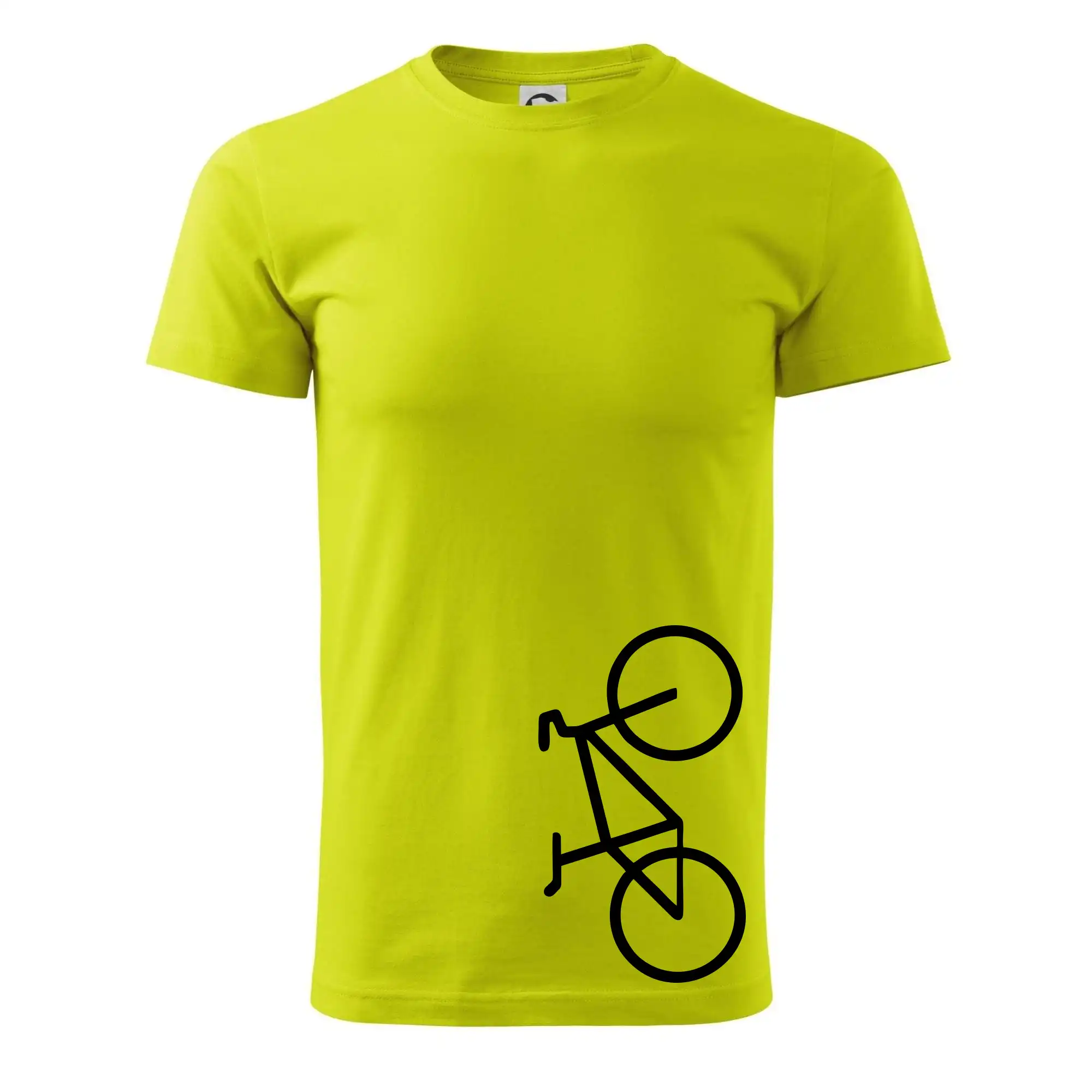 Tričko ako darček pre cyklistu - Bicykel na výšku - Pánske tričko nižšej gramáže