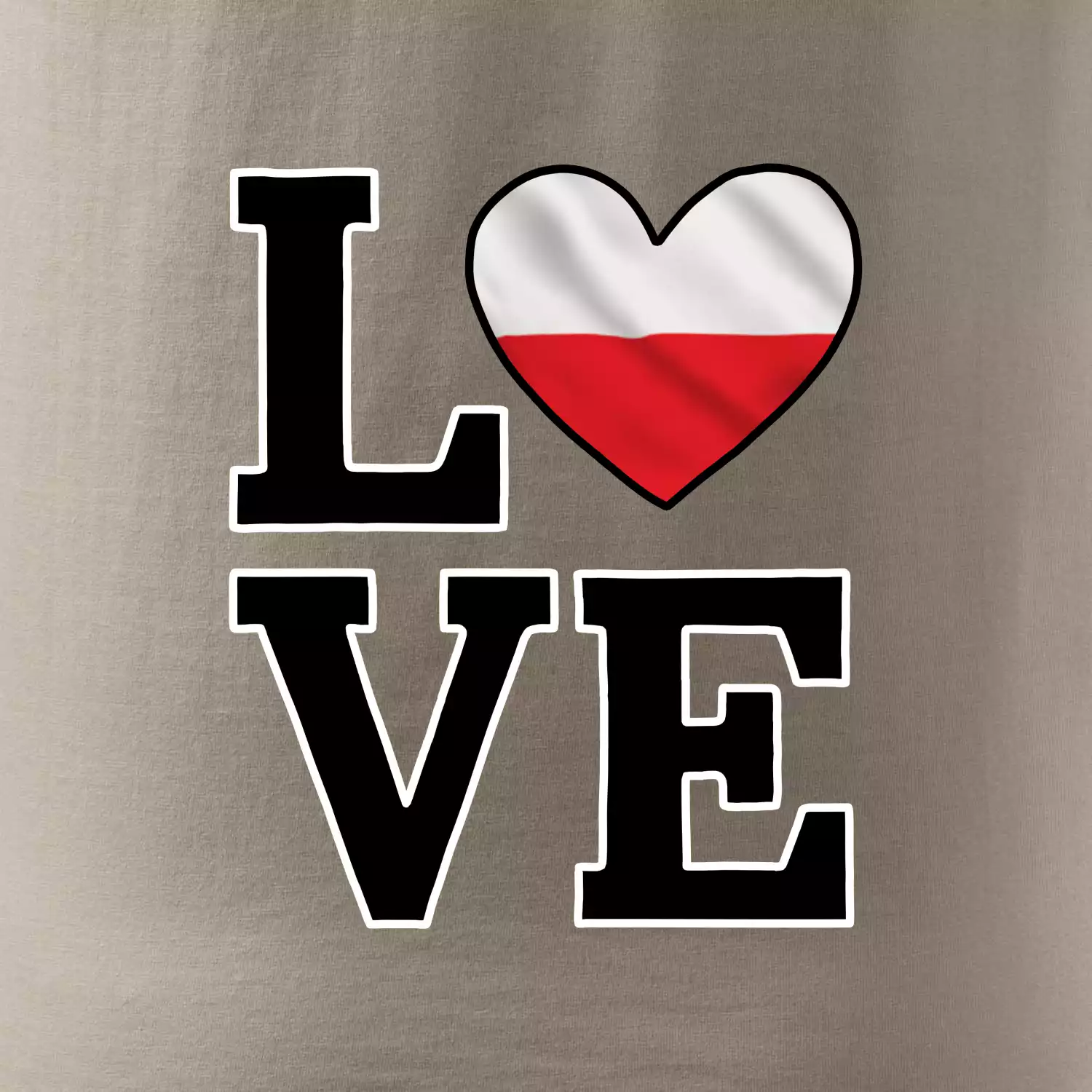 Love Polská vlajka