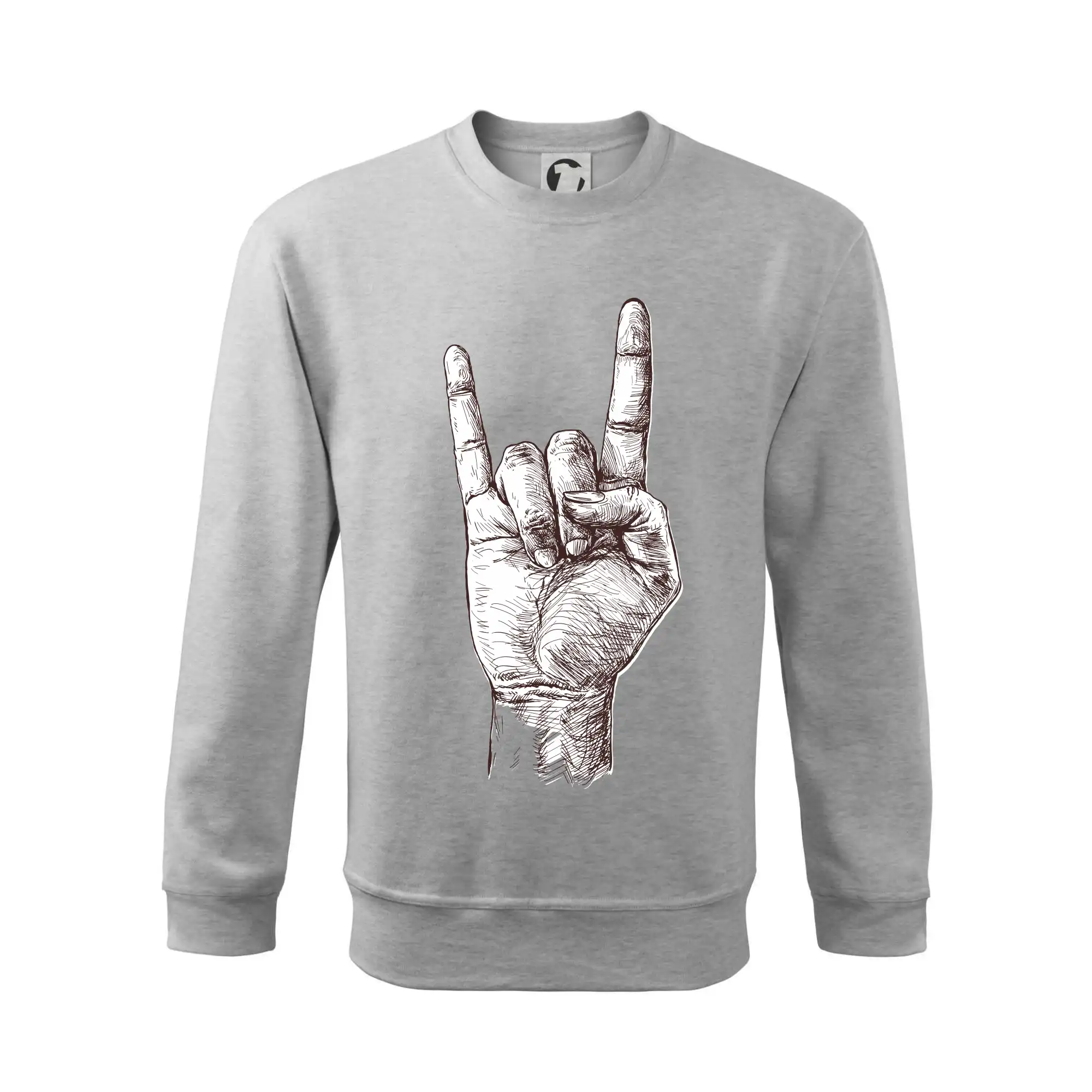 Rocková ruka kreslená