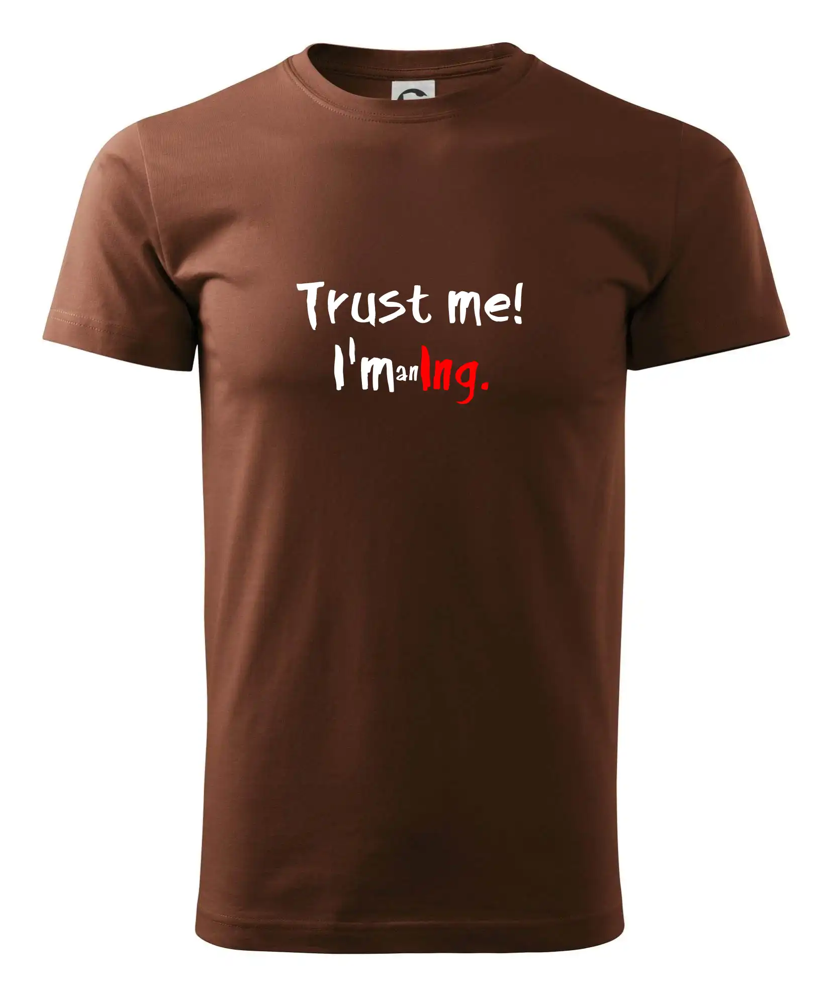 Tričká na ukončenie štúdia - Trust me I´m an Ing. / Ver mi som Ing. - Pánske tričko nižšej gramáže
