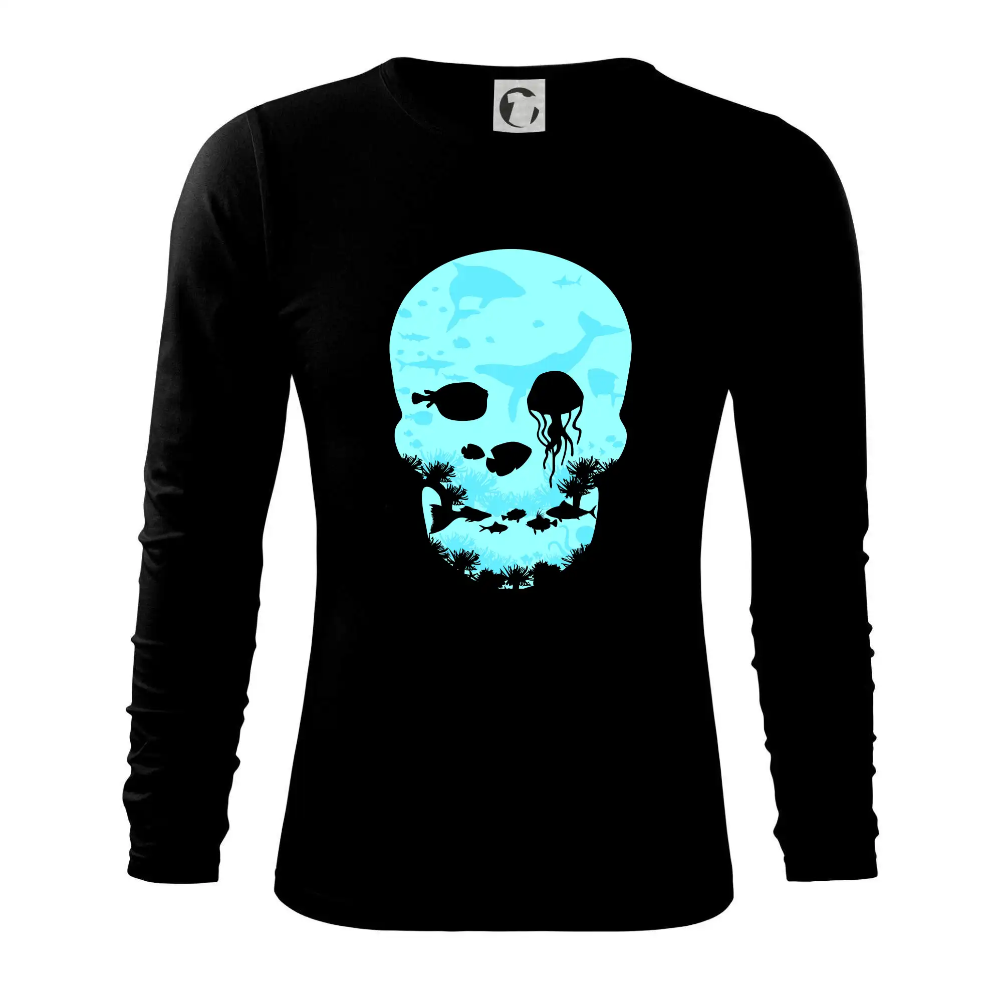 Potápačské tričká - Dead Sea skull - Tričko s dlhým rukávom FIT-T long sleeve