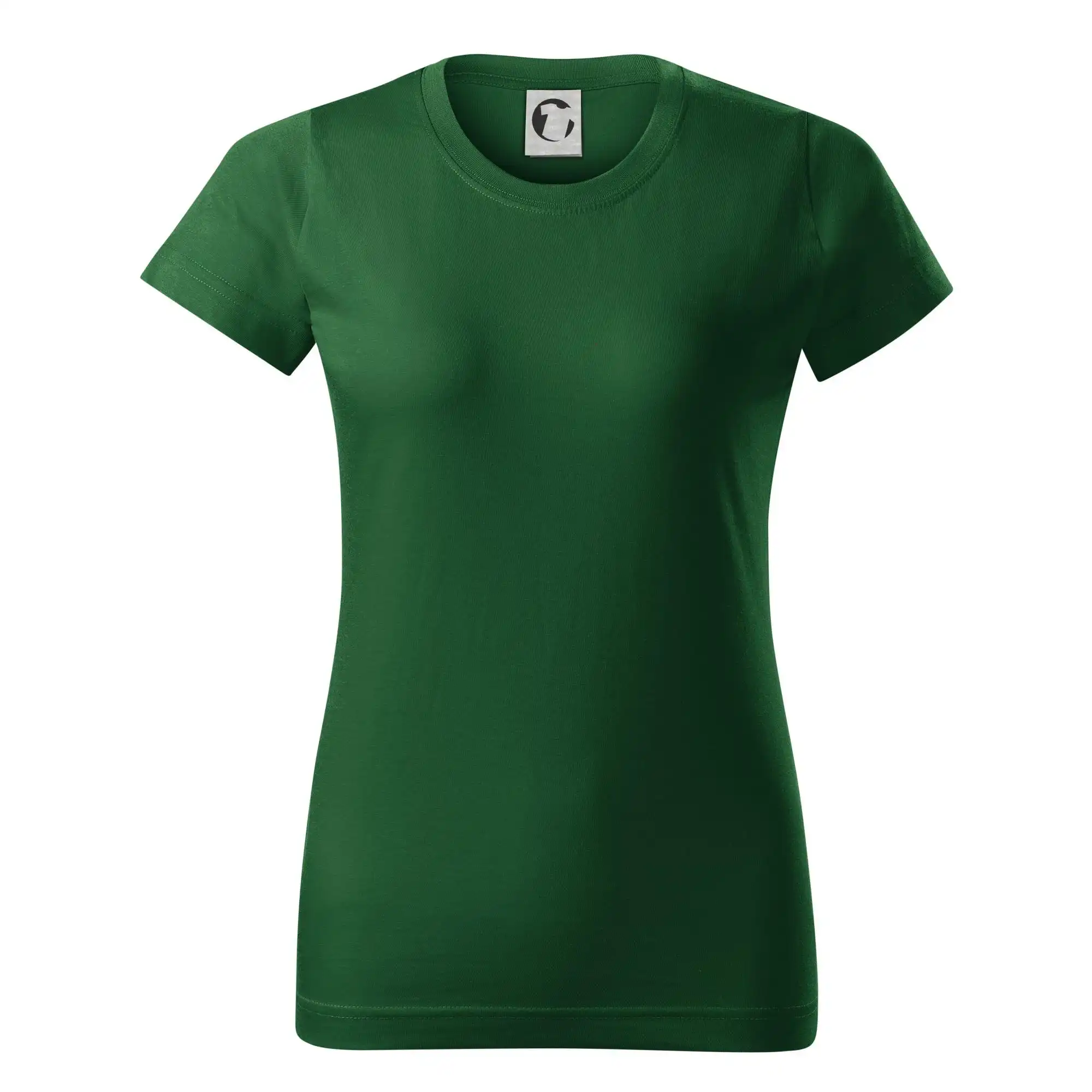 MyShirt tričká - Zelené tričko - Dámske tričko basic - ľahko voľnejšie a dlhšie