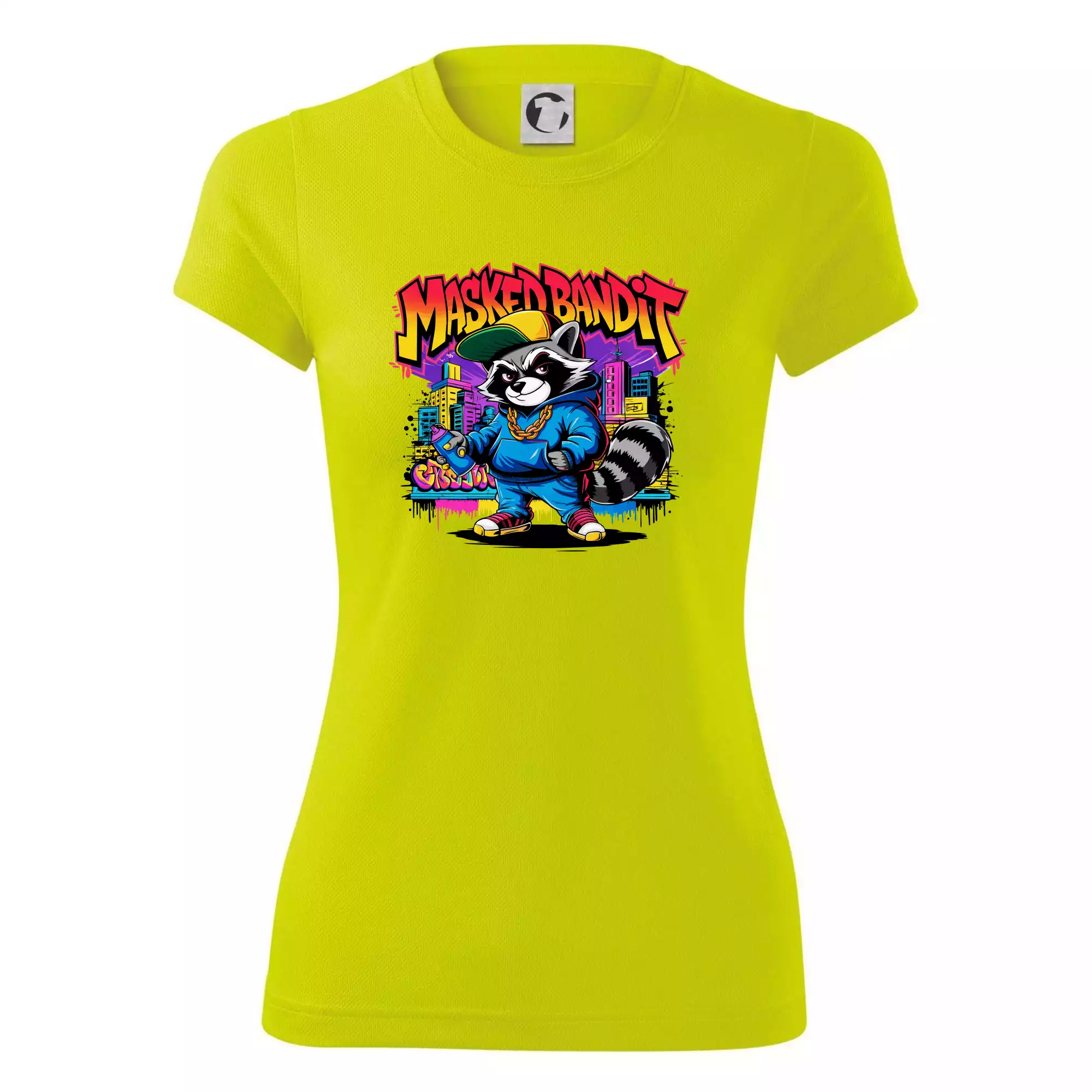 Mýval - masked bandit grafitti