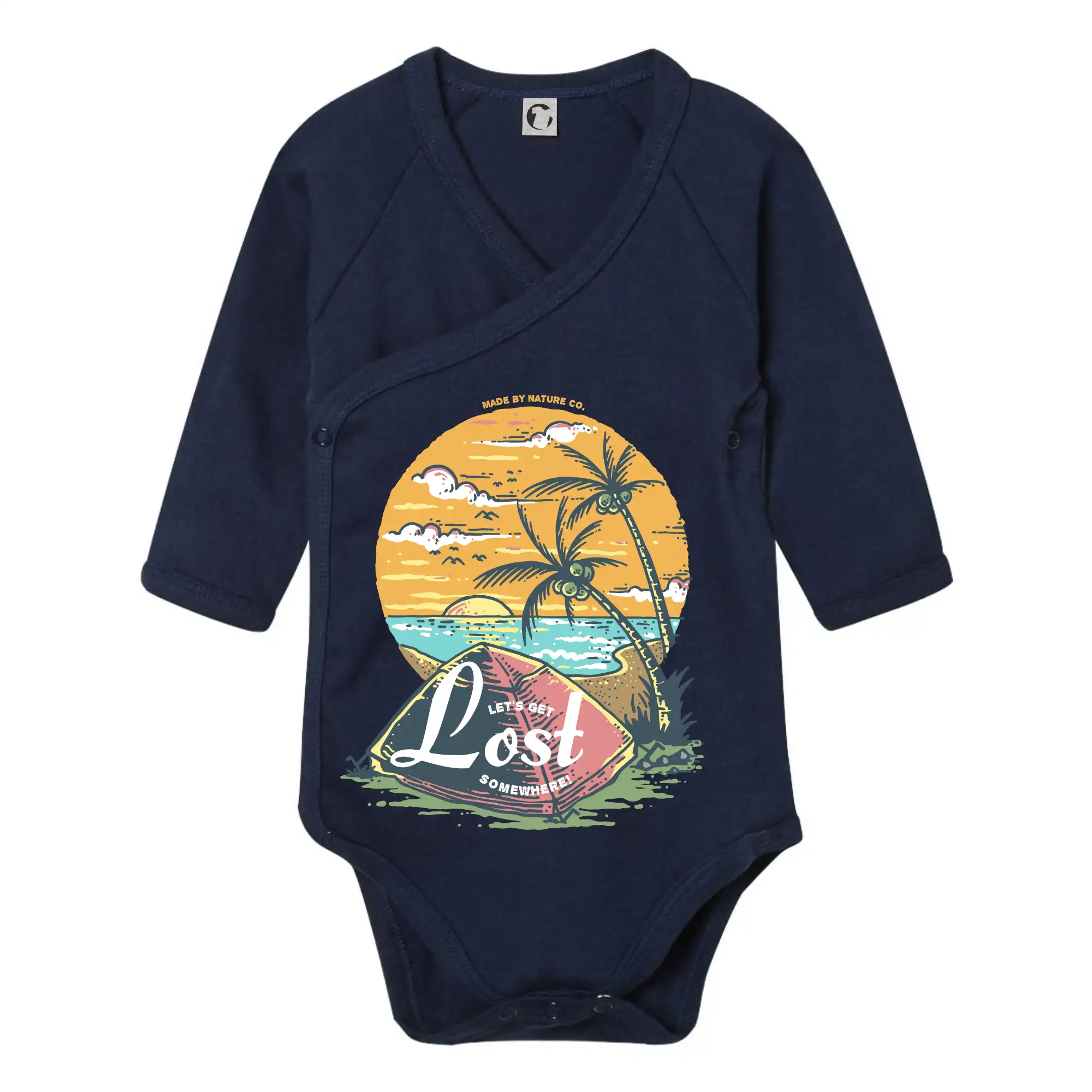 Beach camping get lost somewhere