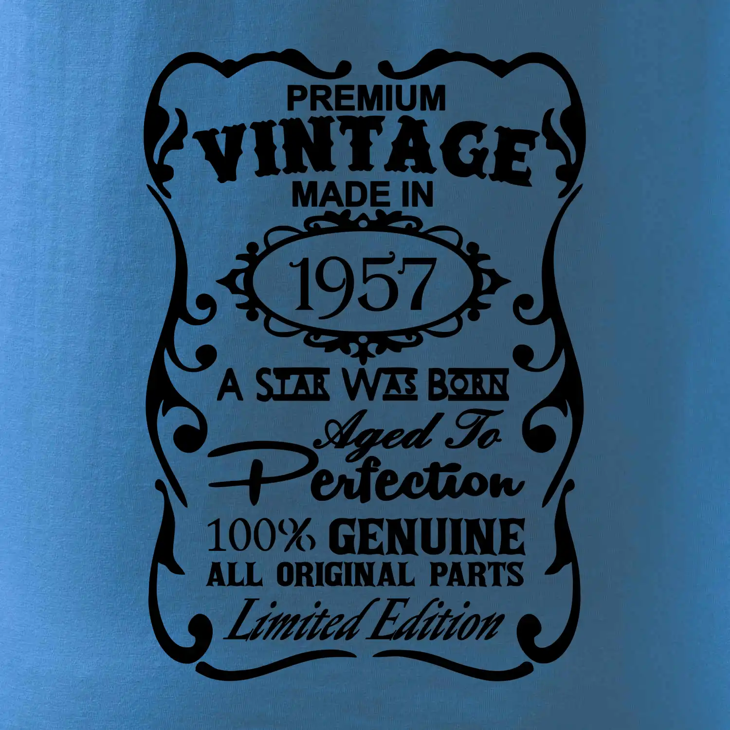 Vintage Etiketa - 1957