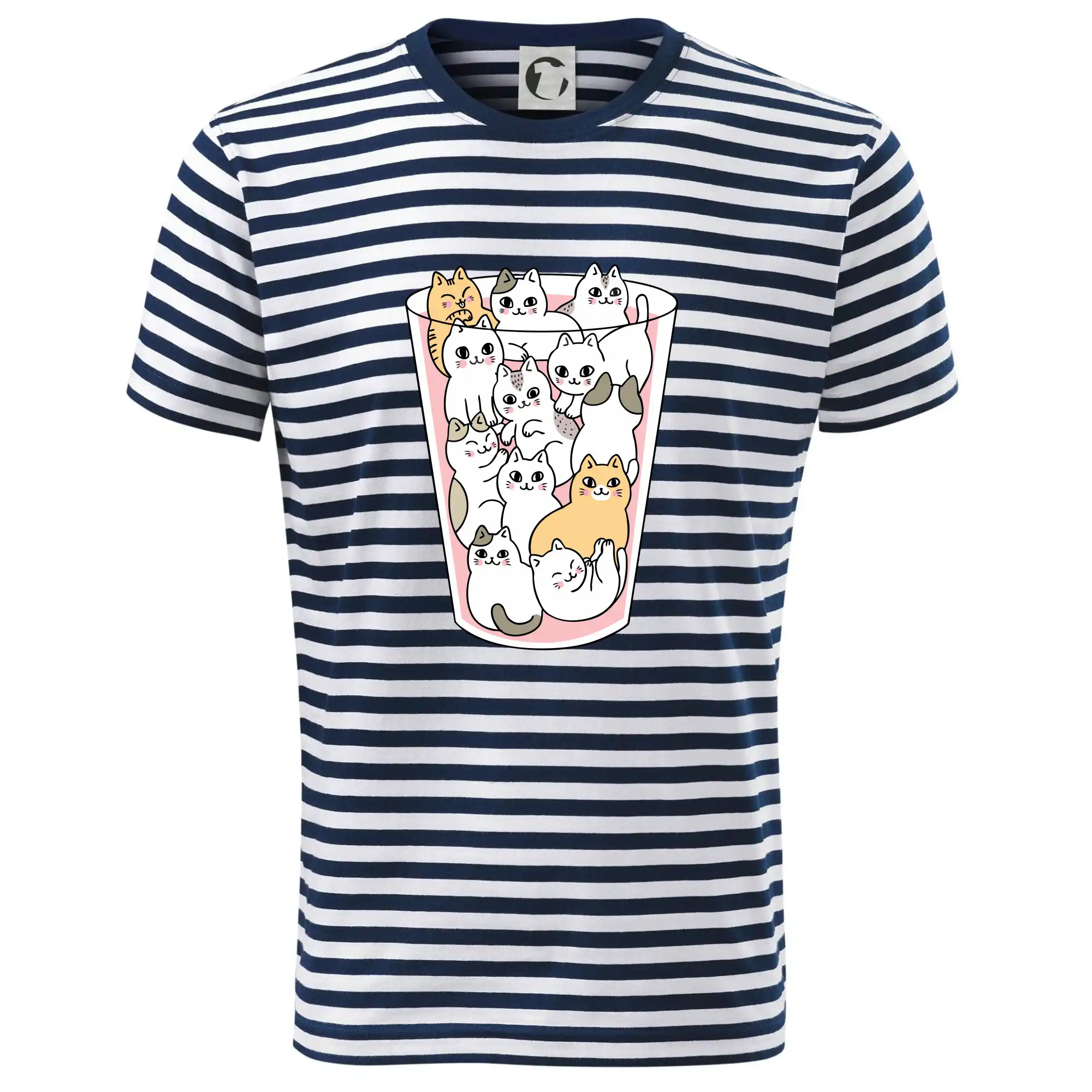 Vtipná tričká s mačkou - Mačky v pohári - Tričko na vodu