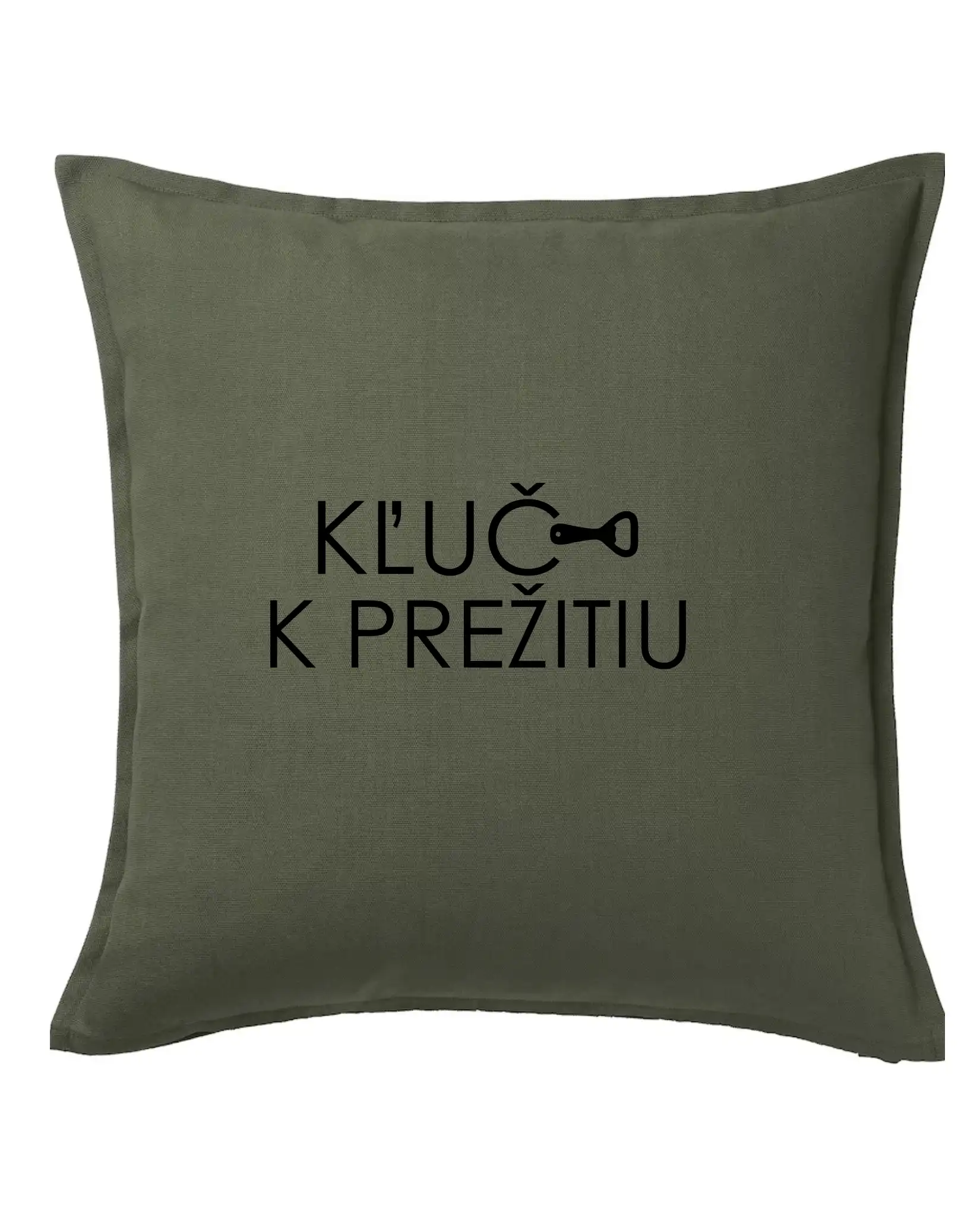 Vtipná tričká pre pivárov - Klúč k prežitiu otvárač - Vankúš 50x50