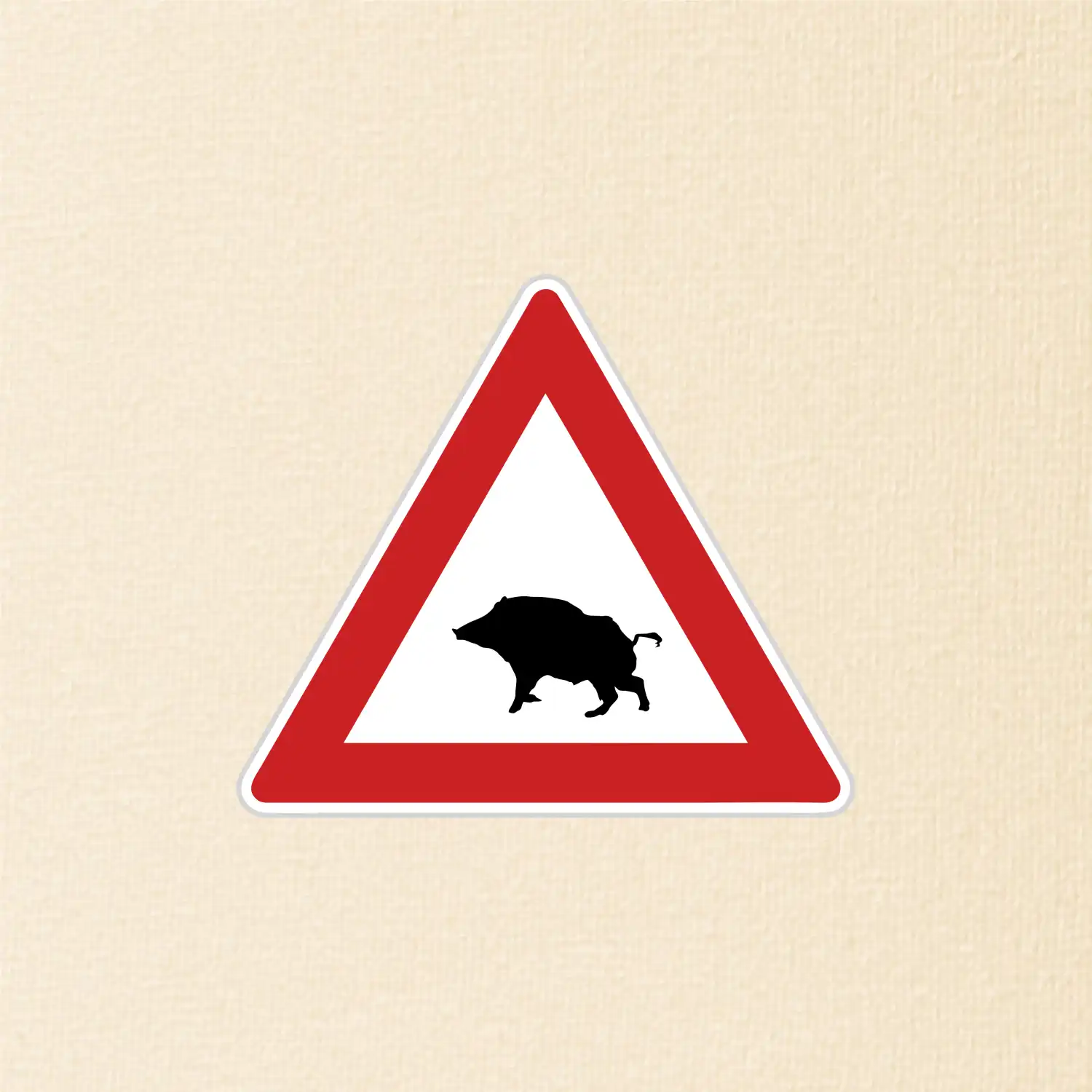 Dopravní značka - Pozor divočák