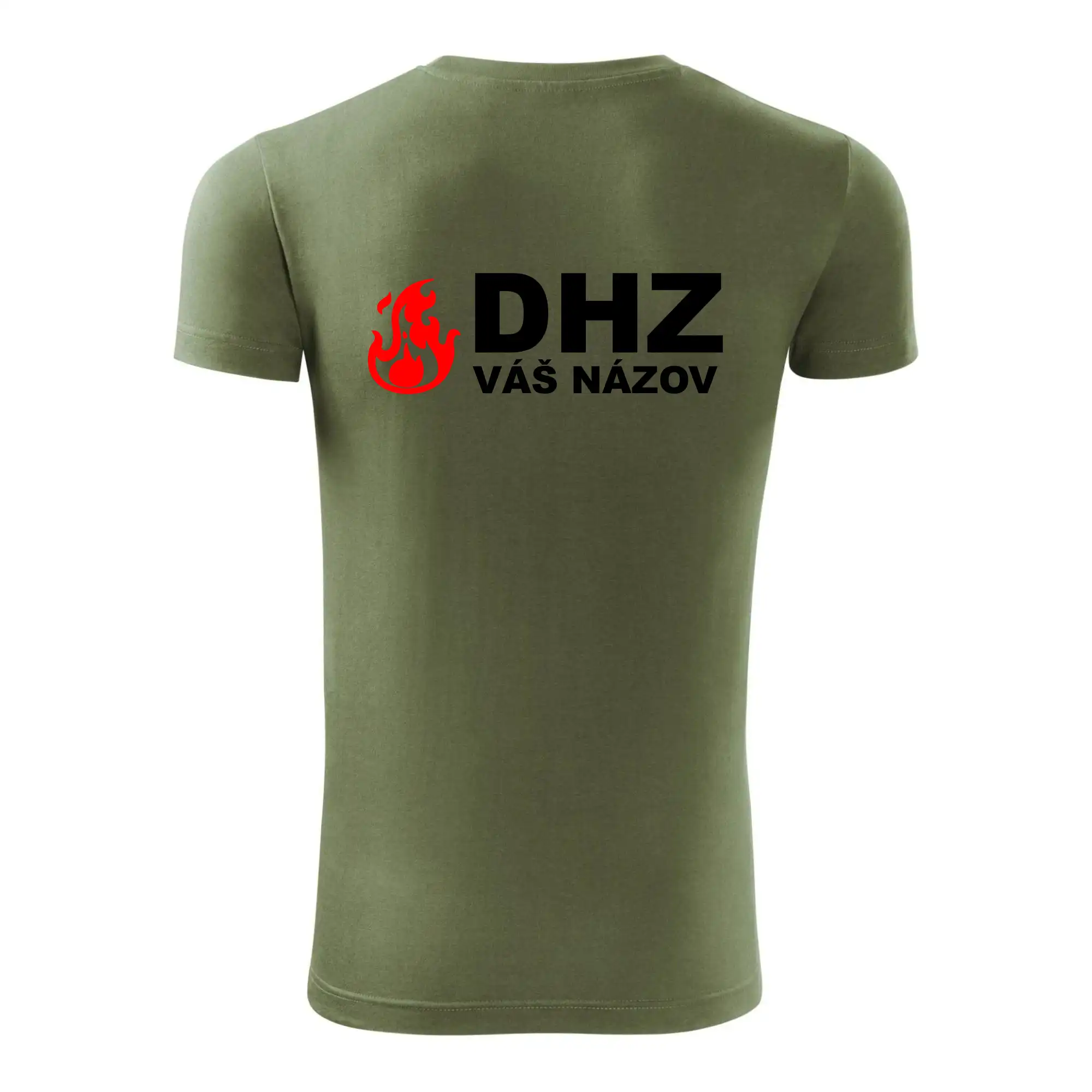 DHZ (oheň, firesport, názov sboru - vlastný nápis)