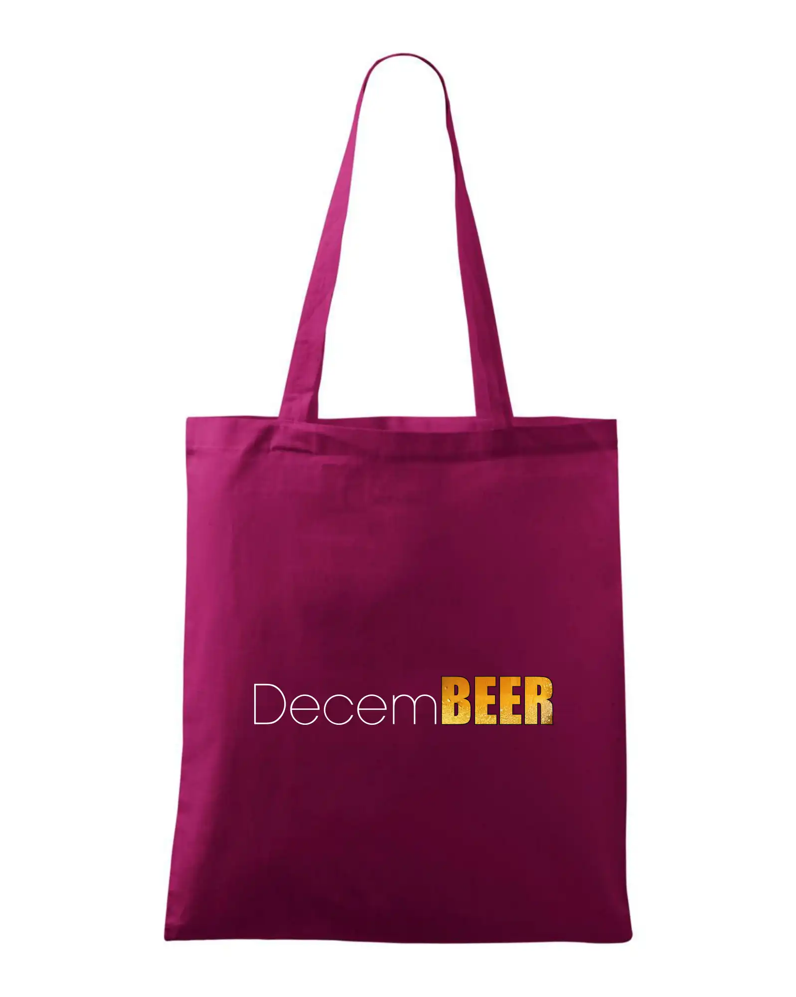 Vtipná tričká pre pivárov - Pivné mesiace - decemBEER - Taška bavlnená