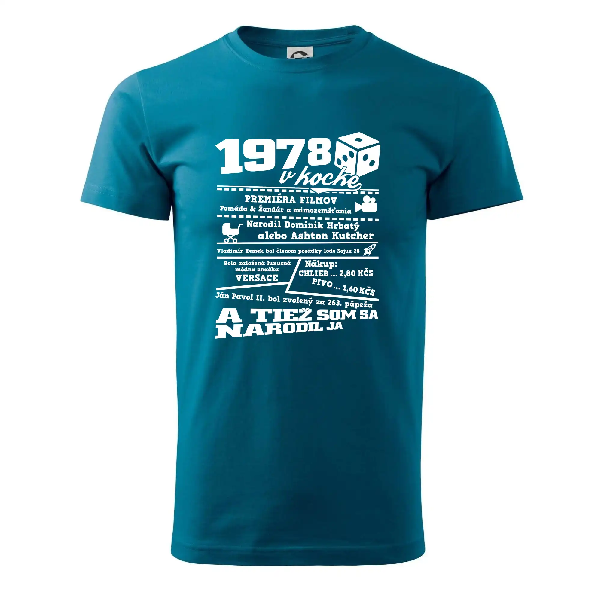 1978 v kocke - Pánske tričko nižšej gramáže