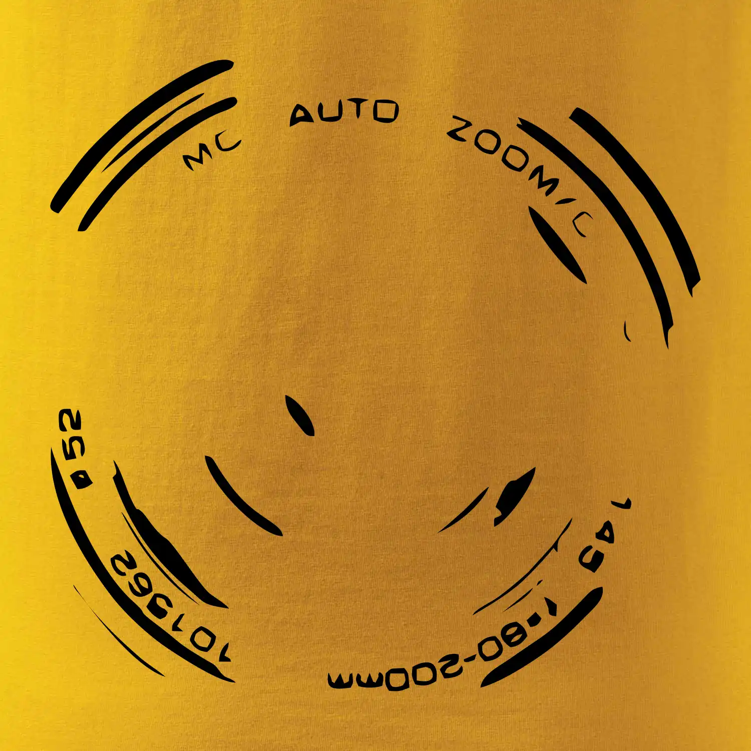 Foto objektiv obtisk