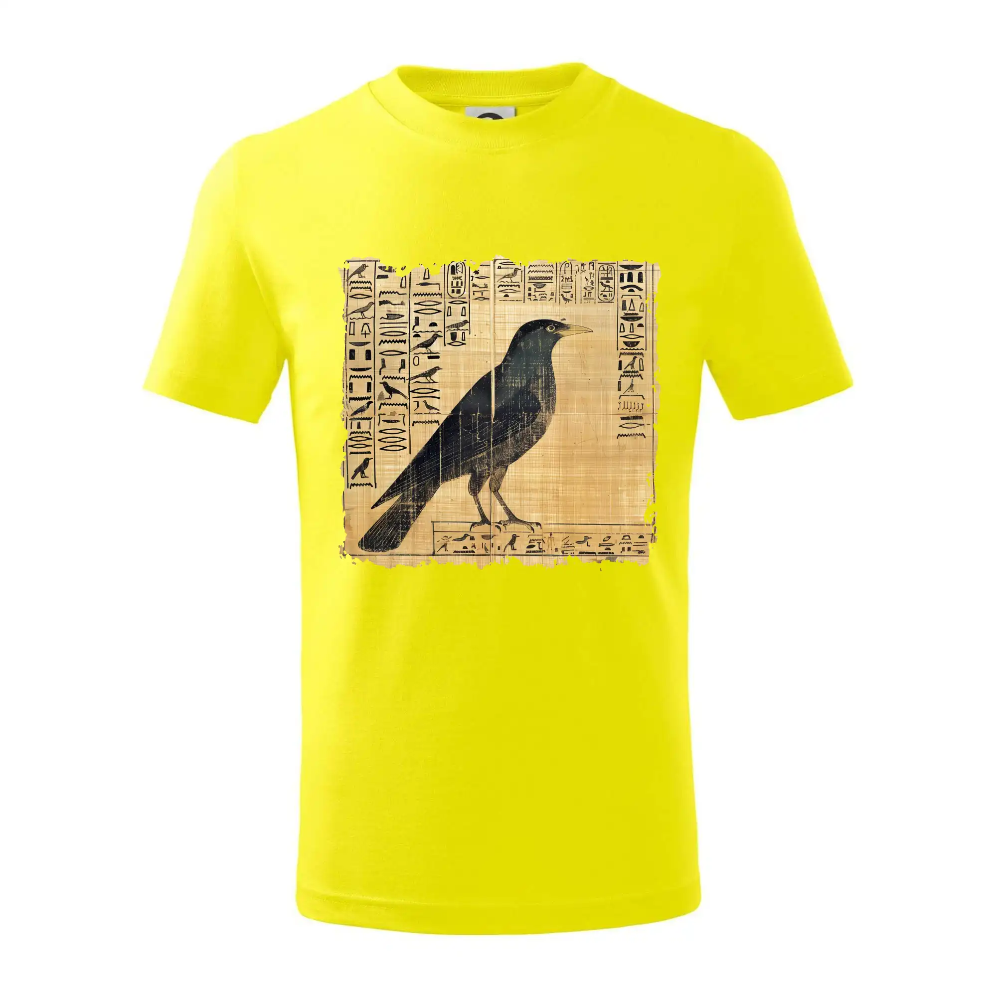 Tričko s motívmi vtákov - Egyptské hieroglyfy vták - Tričko detské bavlnené